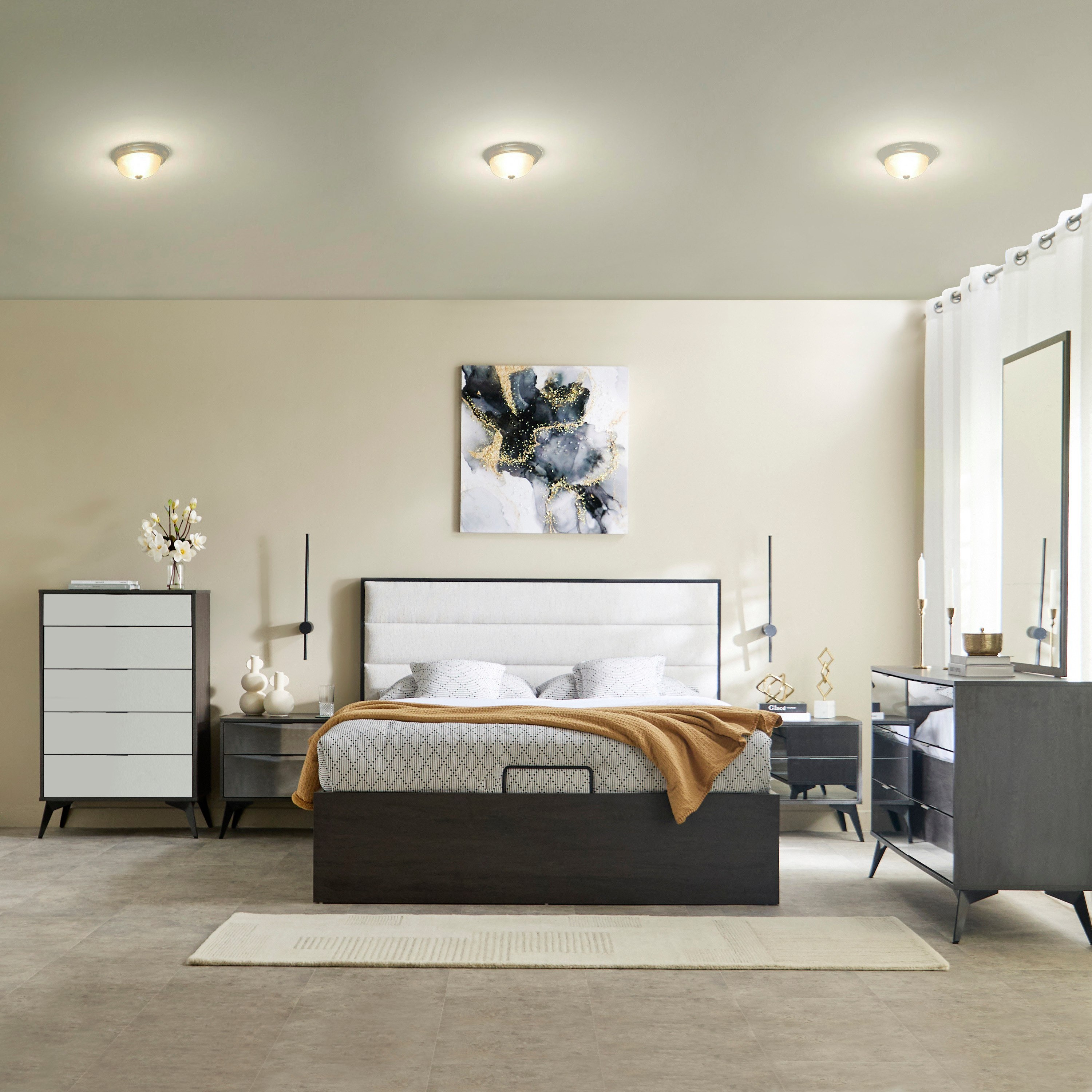 Veneto 5-Piece Queen Bedroom Package-hbxfurniture-bedsandbedsets-bedroomsets-queen-image-1