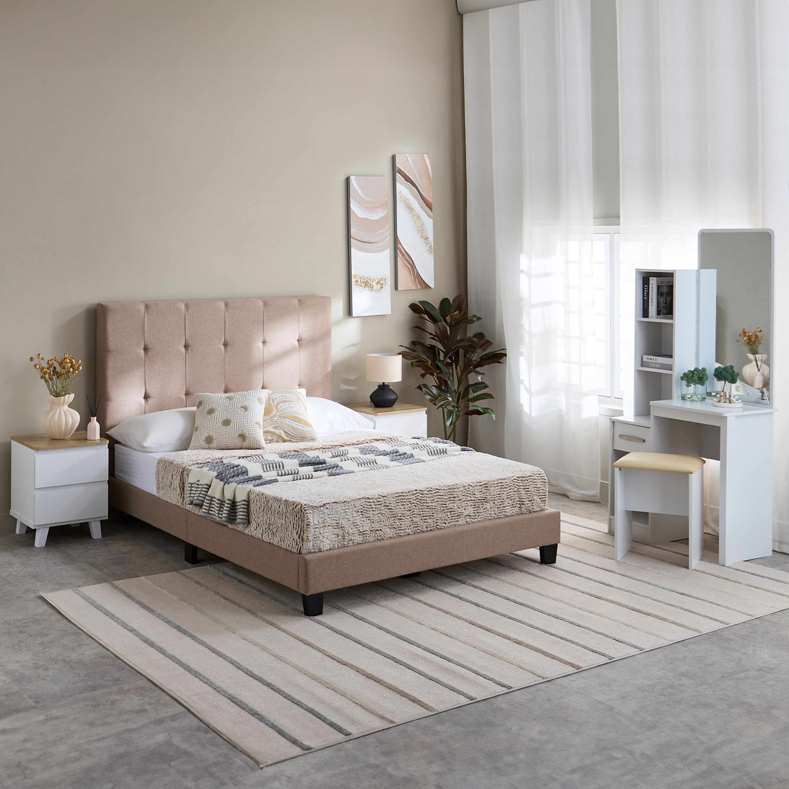 Kulltorp Smart Upholstered 3-Piece Twin Bedroom Package-hbxfurniture-kidsroom-kidsroomsets-twin-image-1