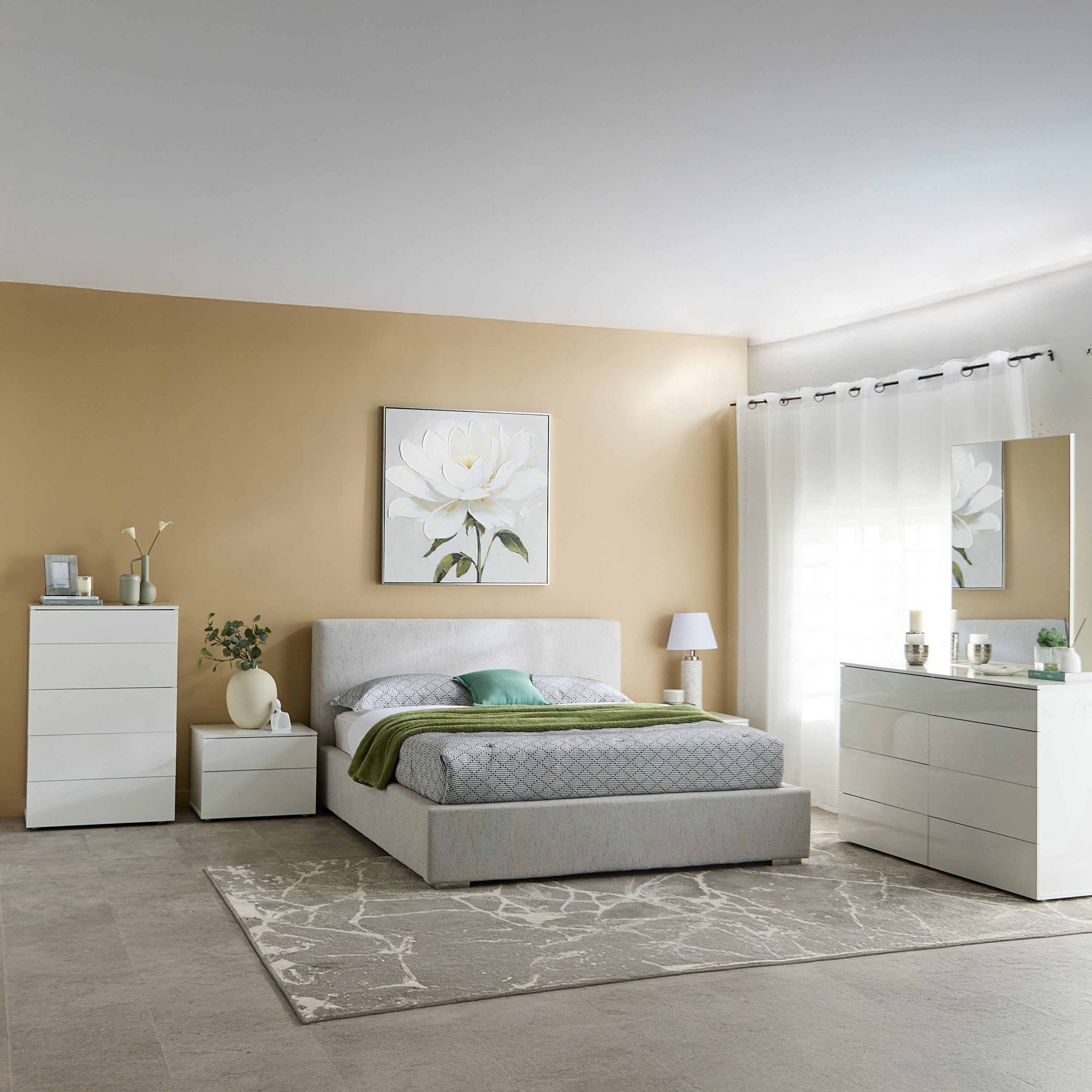 Liberty 6-Piece Queen Upholstered Bedroom Package-hbxfurniture-bedsandbedsets-bedroomsets-queen-image-1