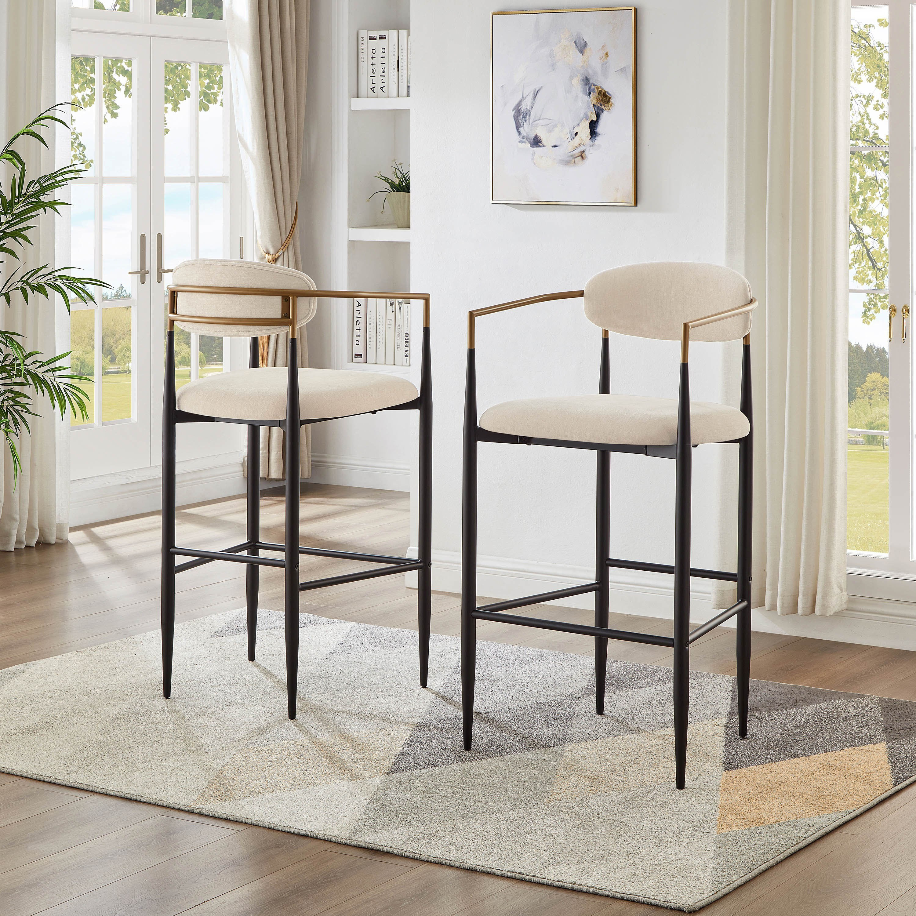 Nayalis Bar Chair - Set of 2-hbxfurniture-diningroom-barcountersandbarstools-image-1