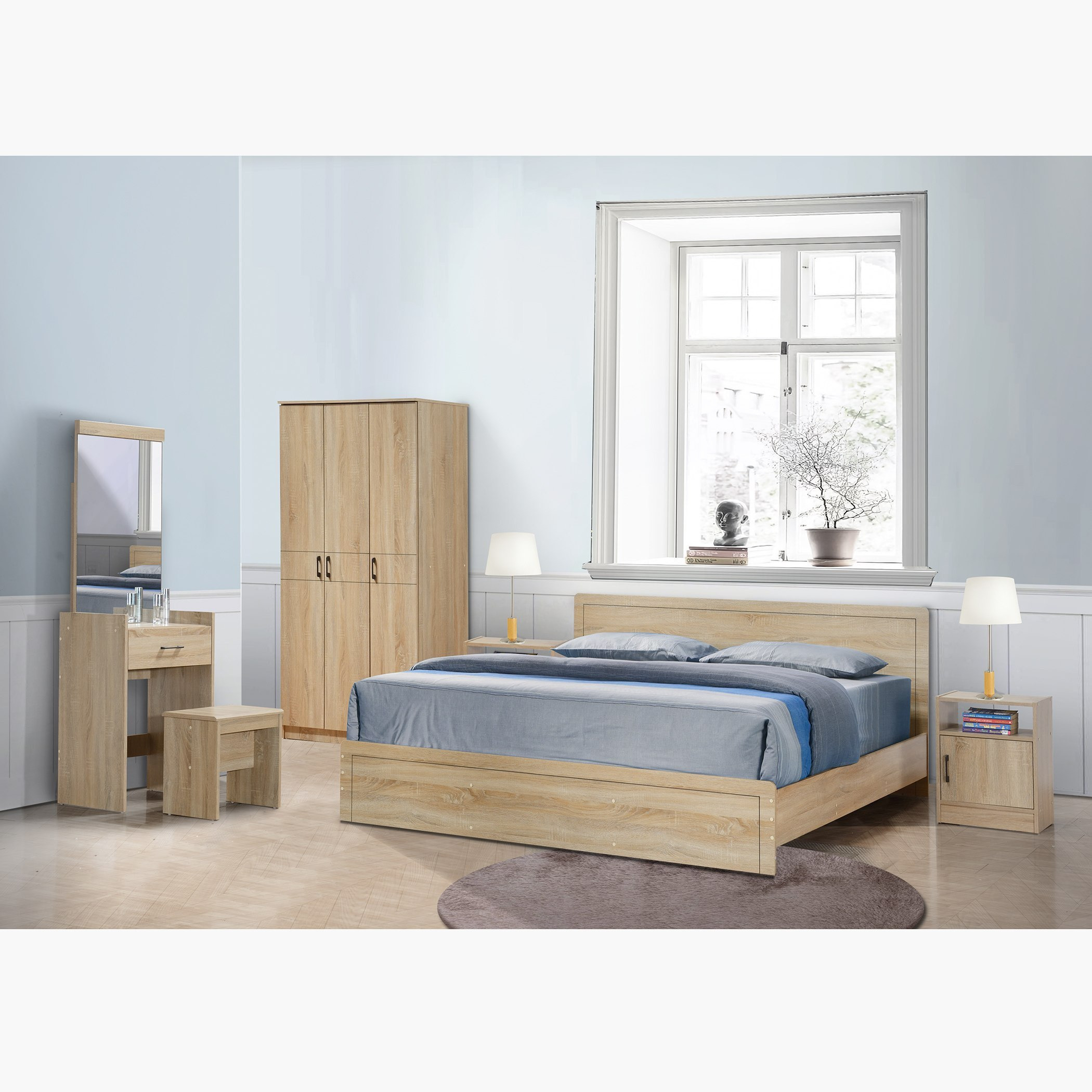 Oasis 6-Piece King Bedroom Package-hbxbedroom-bedsandbedsets-bedroompackages-image-1