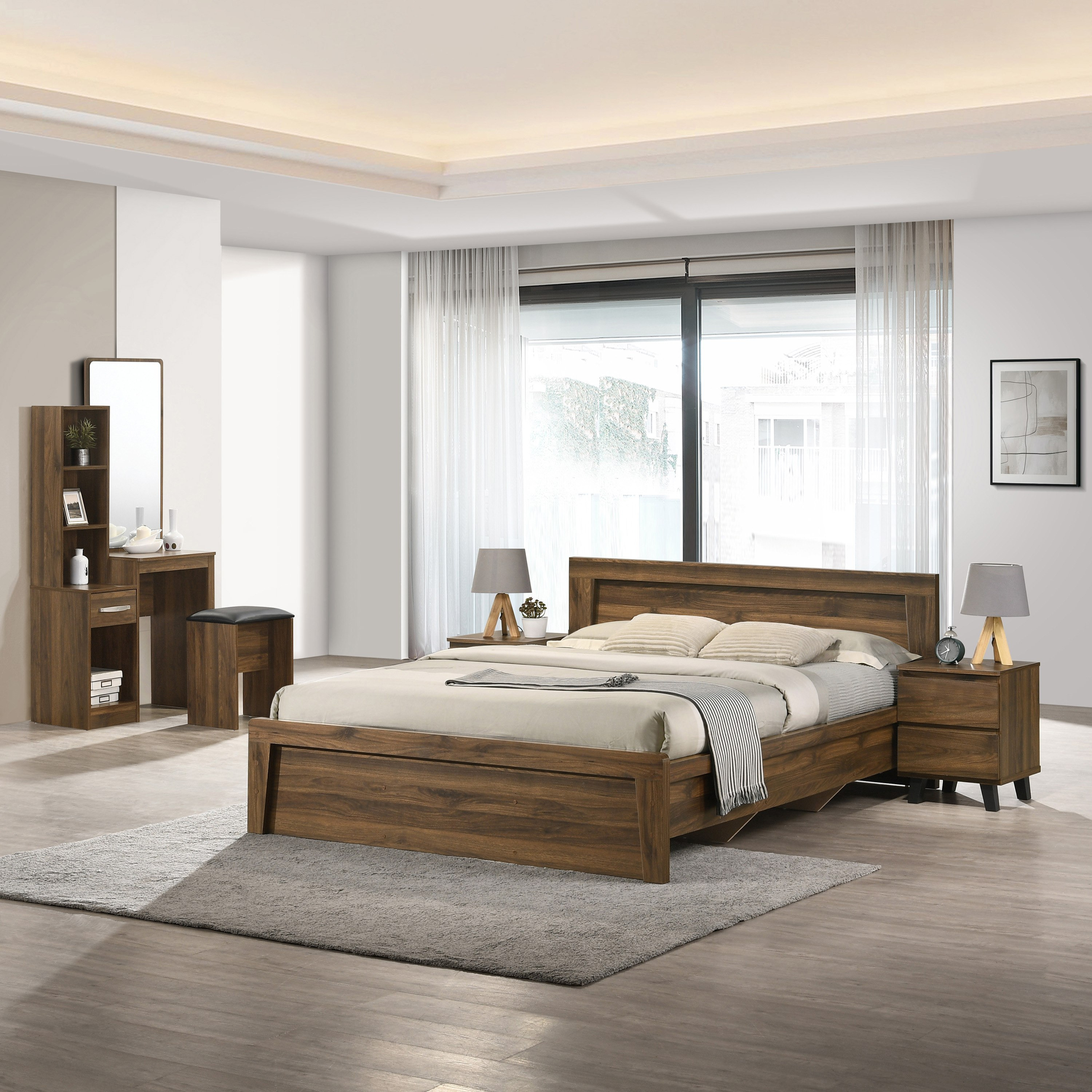 Kulltorp Plus 5-Piece Queen Bedroom Package-hbxbedroom-bedsandbedsets-bedroompackages-image-1