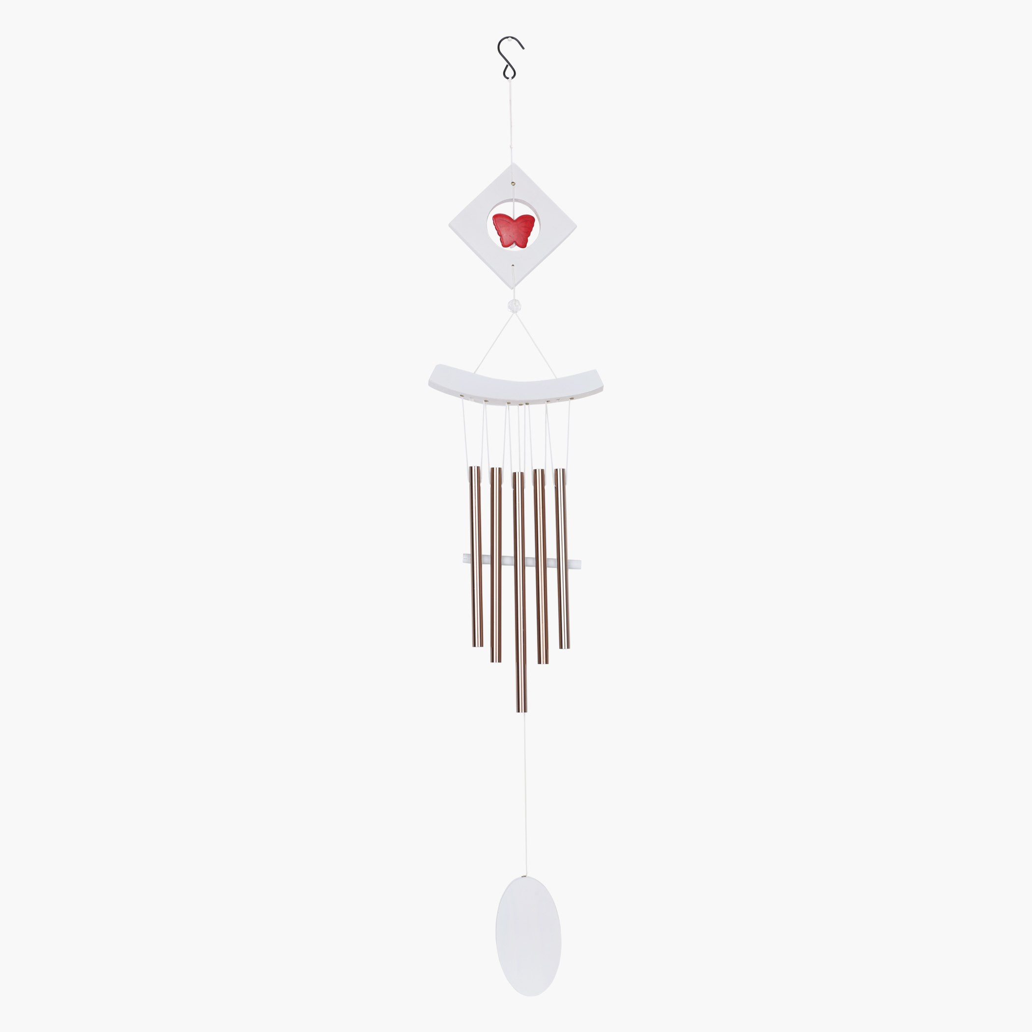 جرس هواء مزين بزهرة سوسن-hbxhomeware-homedecor-figurinesandornaments-image-1
