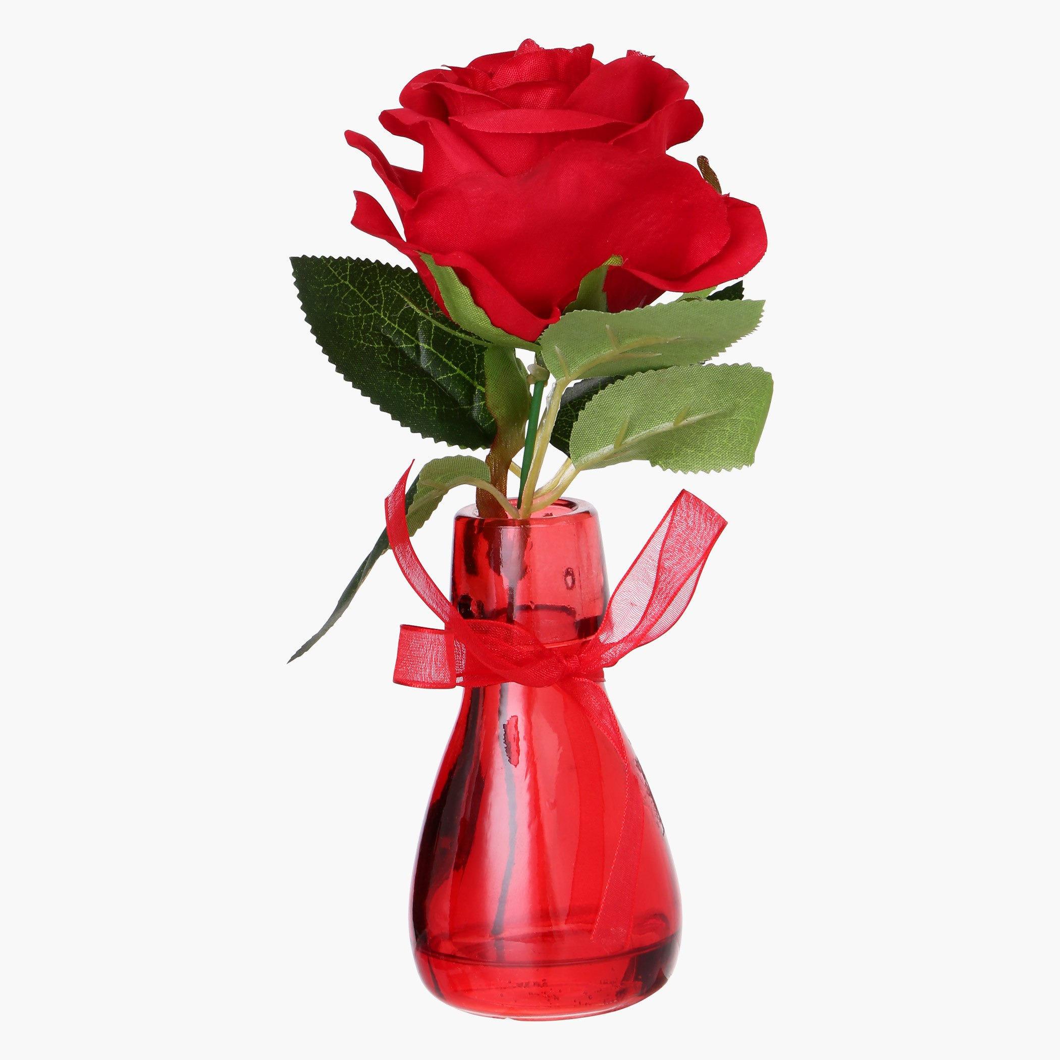 مزهرية توك مع أزهار-hbxdecorandfurnishings-homeaccessories-artificialflowersandplants-image-1