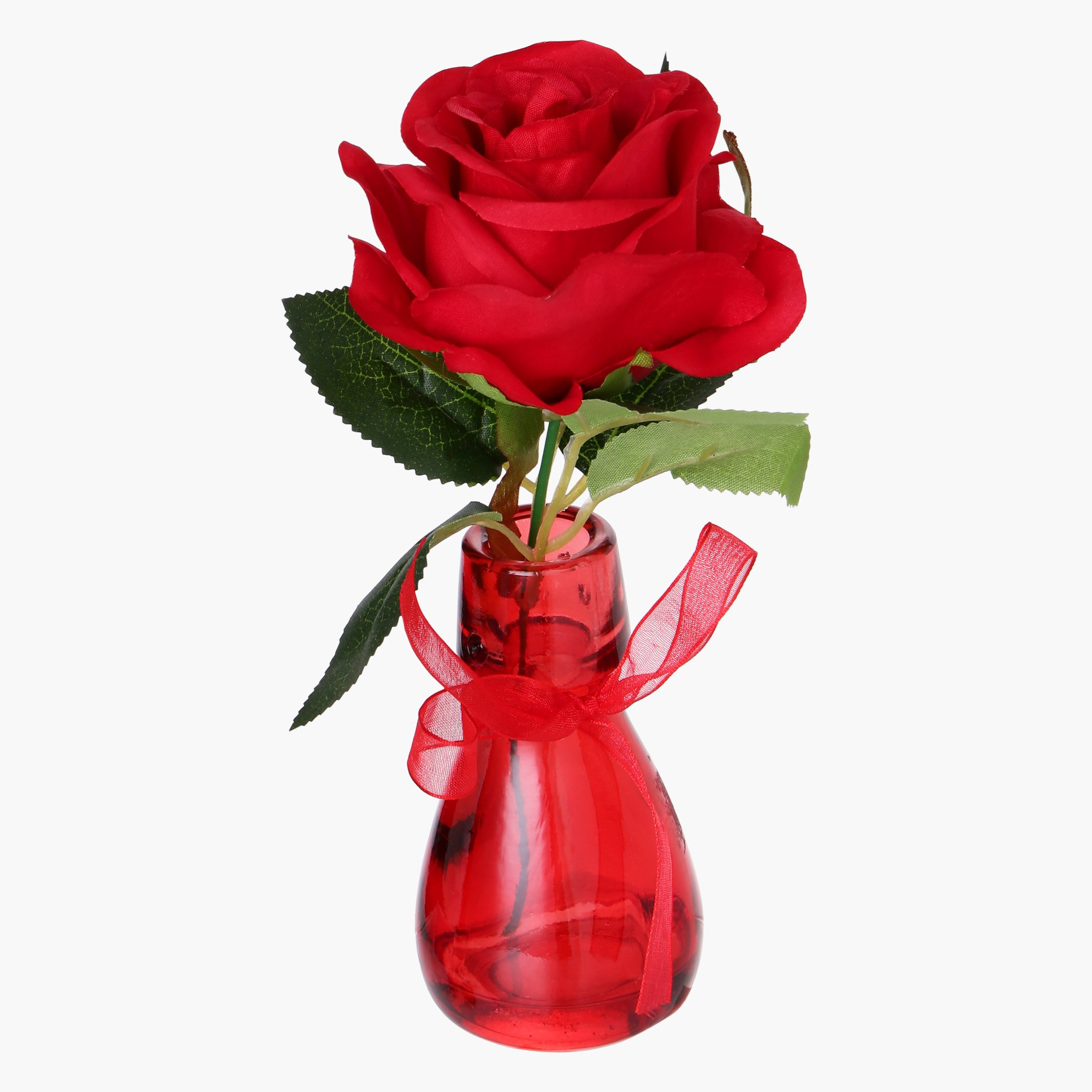 مزهرية توك مع أزهار-hbxdecorandfurnishings-homeaccessories-artificialflowersandplants-image-2