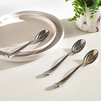Electroplated Plastic Spoon - Set of 12