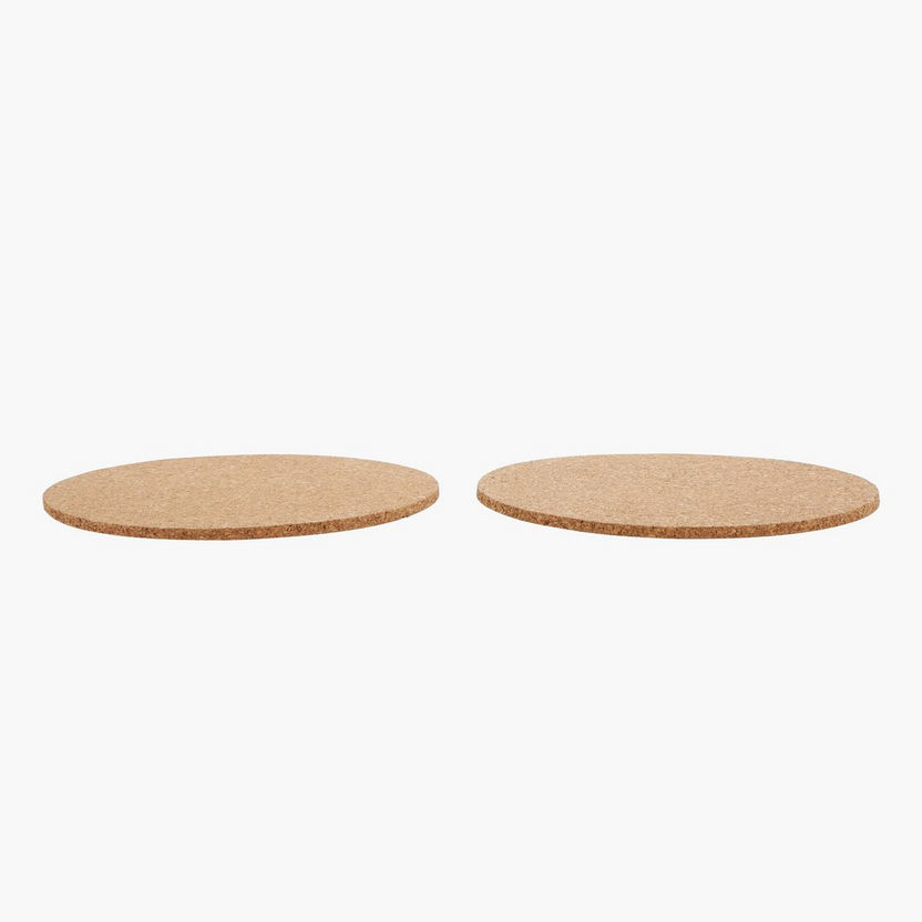 Round Cork Coaster Set-Table Linens-image-0