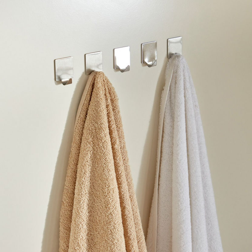 Self Adhesive Hook - Set of 5-Shower Caddies and Wall Hooks-image-0