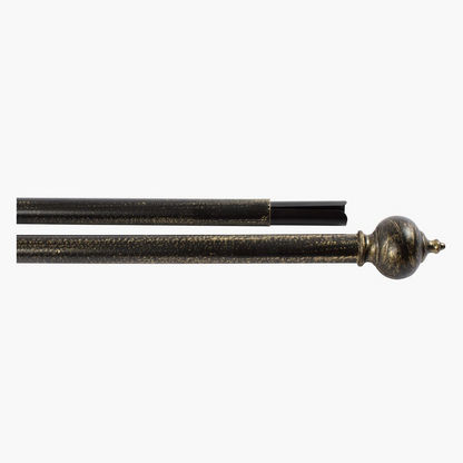 Alton Brushed Curtain Rod with Holder - 112-274 cm