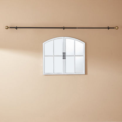Gordo Matt Curtain Rod with Holder - 112-274 cms