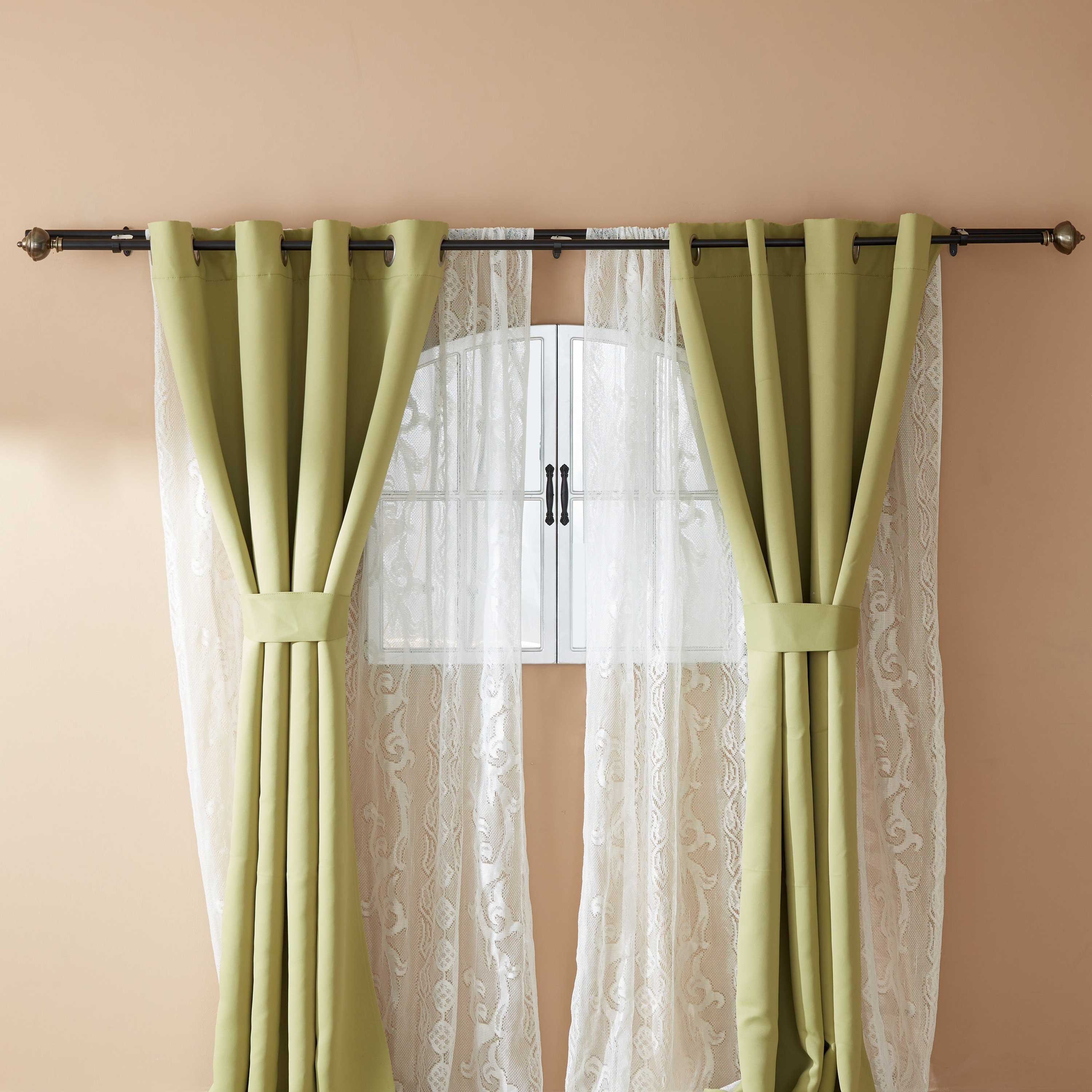 قضبان ستائر مزدوجة ومطفية مع حامل من هيل - 112-274 سم-hbxhomeware-hbxdecorandfurnishings-image-5