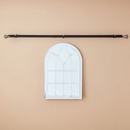 Coy Gloss Double Curtain Rod with Holder - 112-274 cms