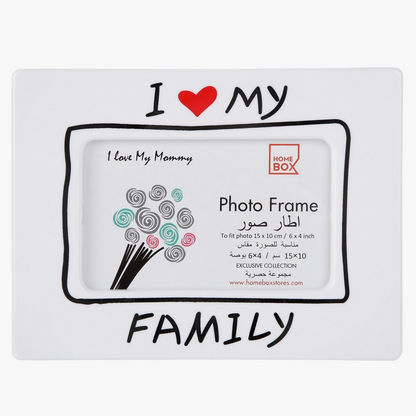 My Family Photo Frame - 4x6 inches
