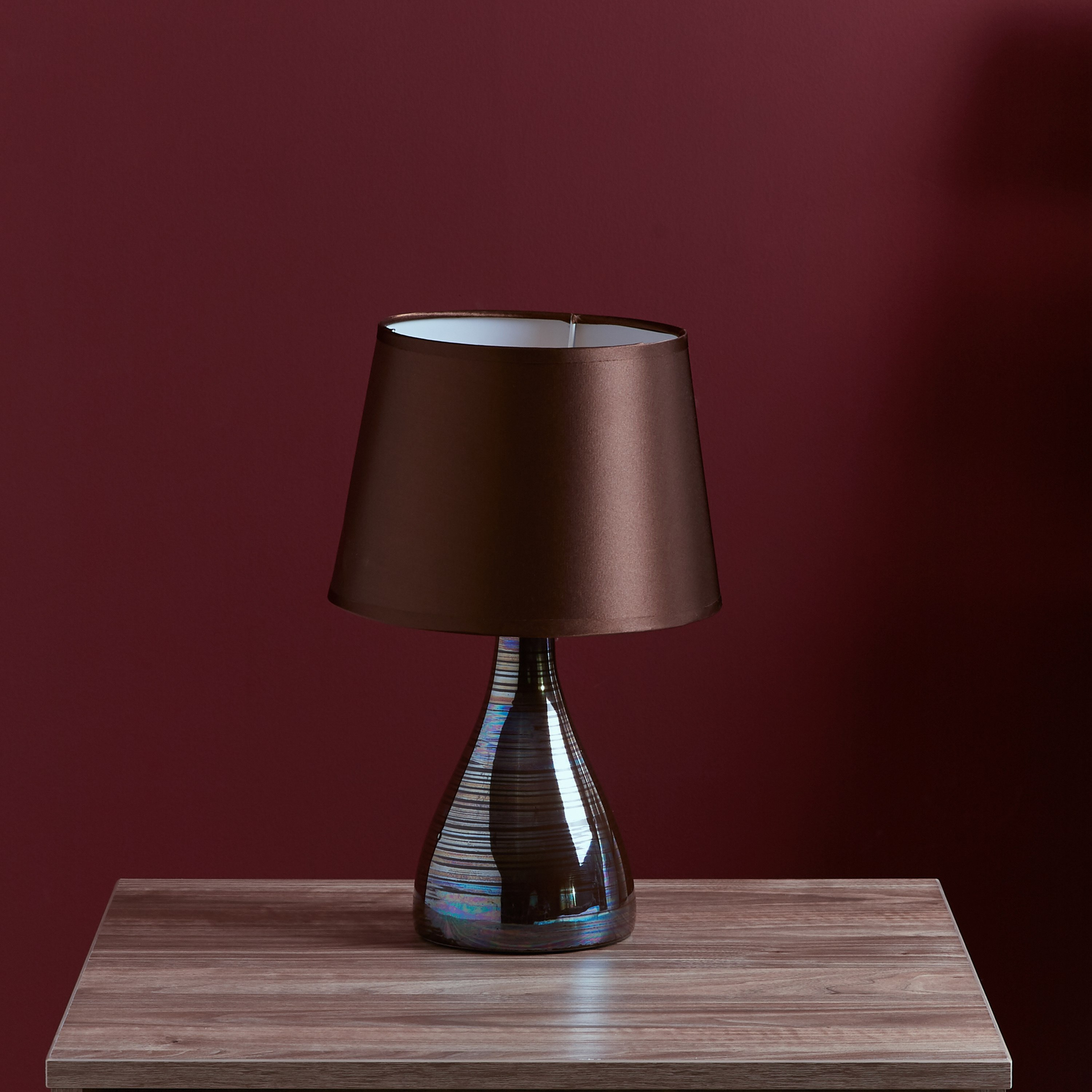مصباح طاولة سيراميك من كلارا - 21x21x33 سم-hbxlivingroom-lighting-tablelamps-image-1