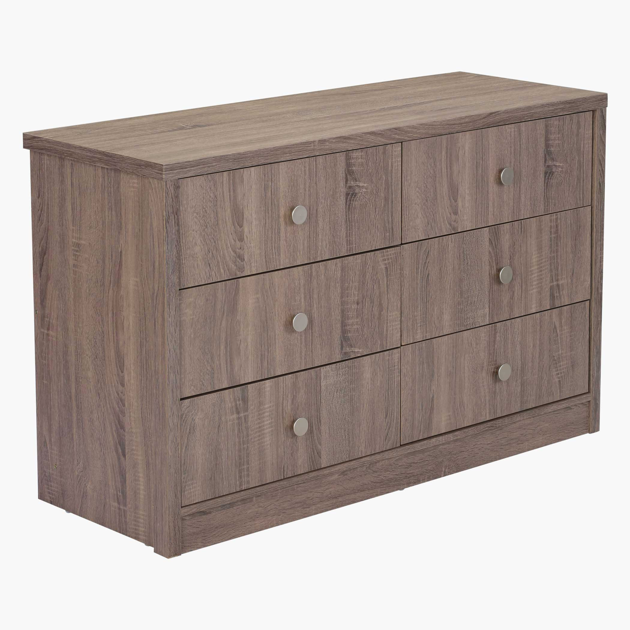 طاولة تزيين كبيرة 6 أدراج دون مرآة من إيفاسيون-hbxfurniture-bedroom-dressersandmirrors-image-1