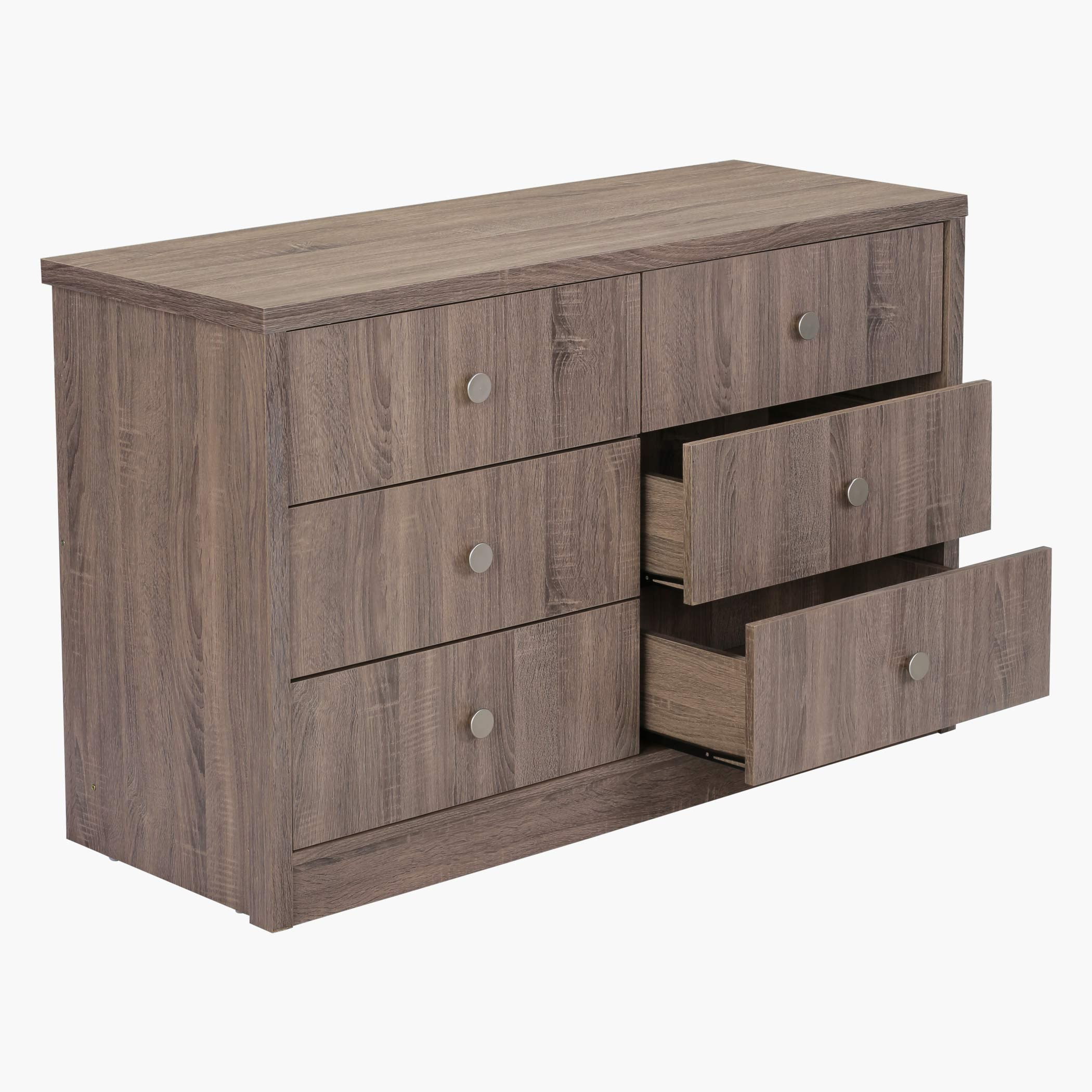 طاولة تزيين كبيرة 6 أدراج دون مرآة من إيفاسيون-hbxfurniture-bedroom-dressersandmirrors-image-3