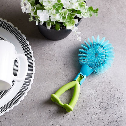 Dish Brush with Foldable Handle