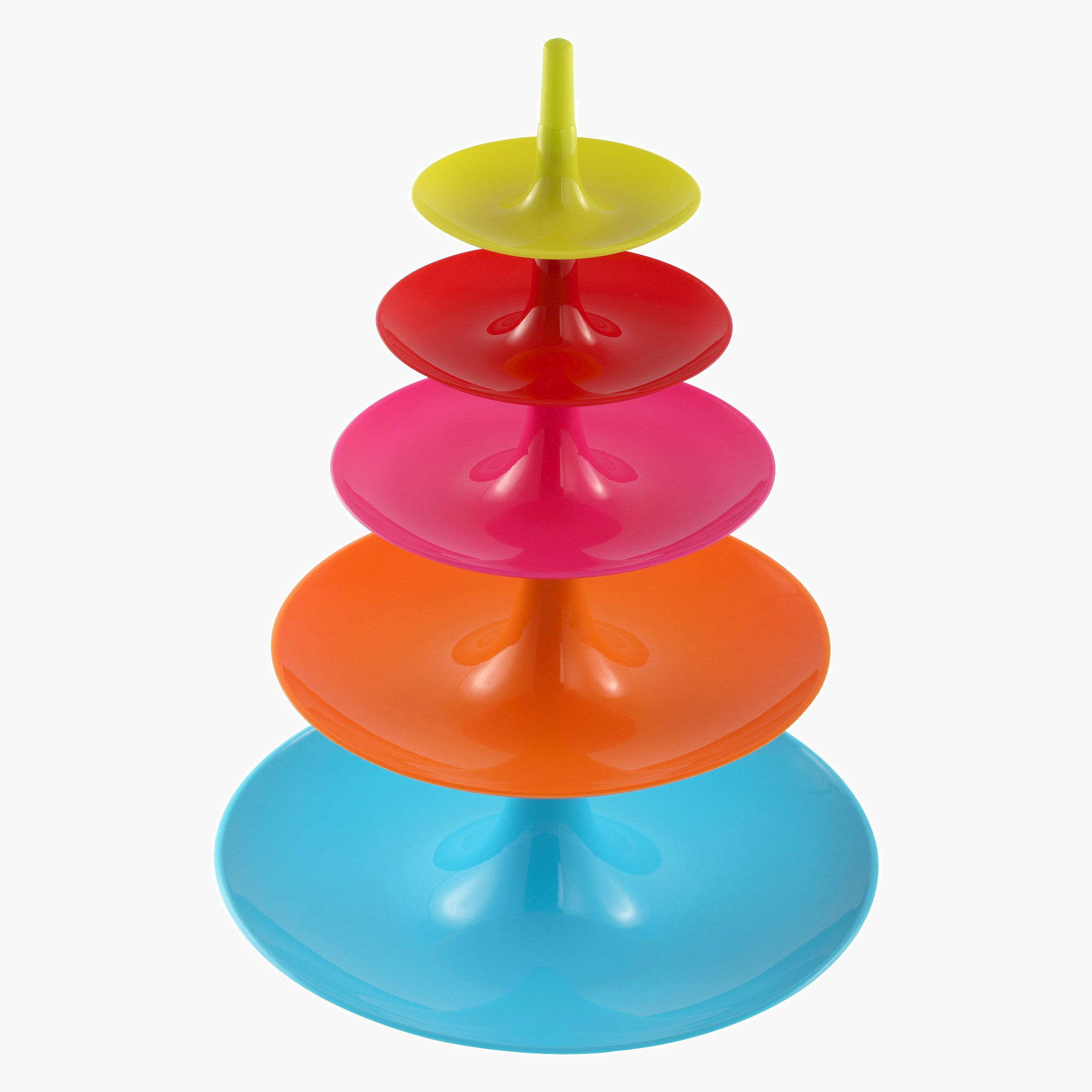 حامل كيك من خمس طبقات كورال - 28 سم-hbxdecorandfurnishings-tabletop-serveware-image-1