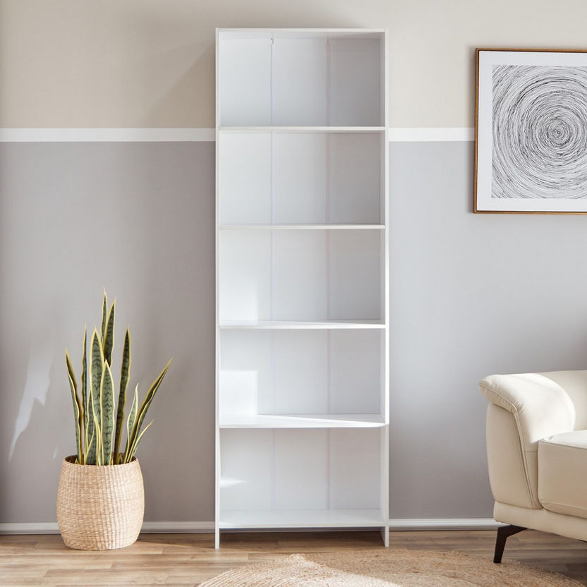 Agata Bookcase with 5 Shelves-Book Cases-image-2