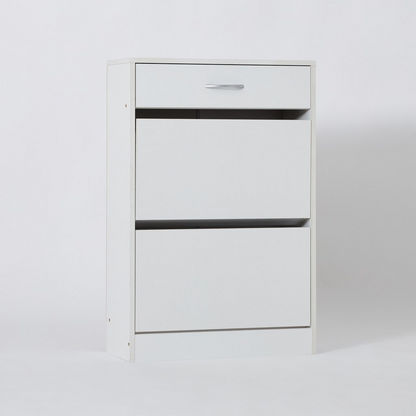 Novi 12-Pair Shoe Cabinet with Drawer