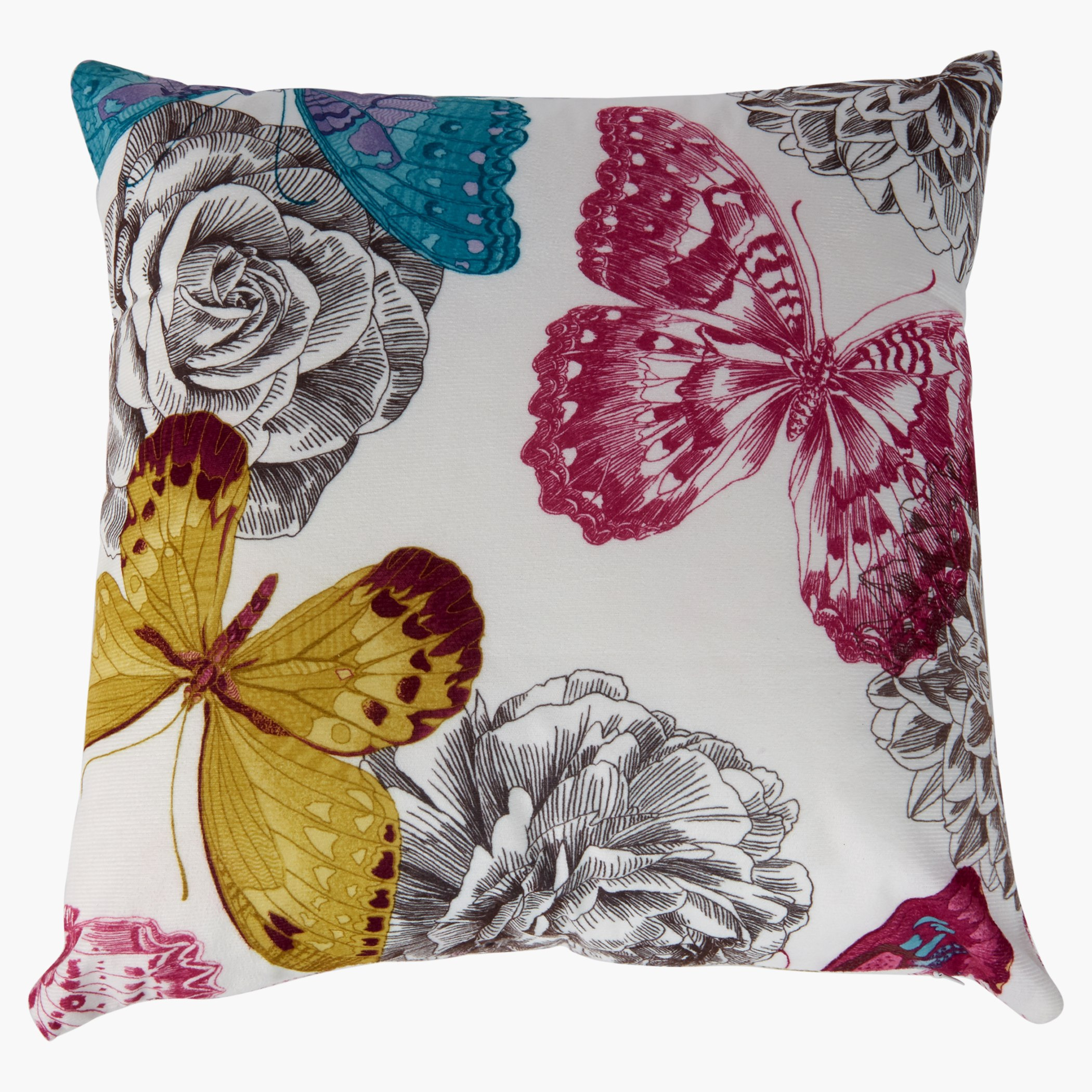 غطاء وسادة بطبعات بترفلاي - 40x40 سم-hbxhomeware-cushionsandcovers-cushioncovers-image-2