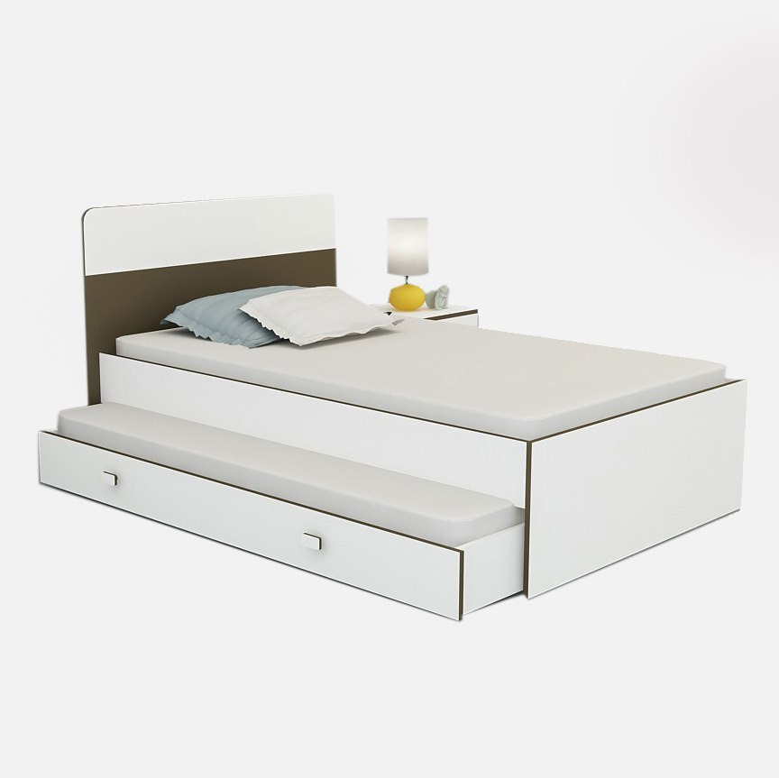 سرير قابل للسّحب فردي من يوني - 190x90 سم-hbxfurniture-bedsandbedsets-beds-single-image-2