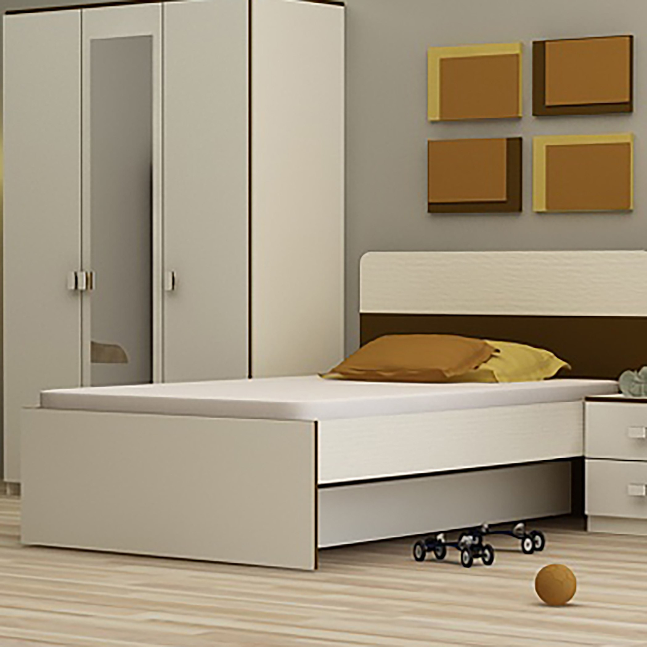 سرير قابل للسّحب فردي من يوني - 190x90 سم-hbxfurniture-bedsandbedsets-beds-single-image-3