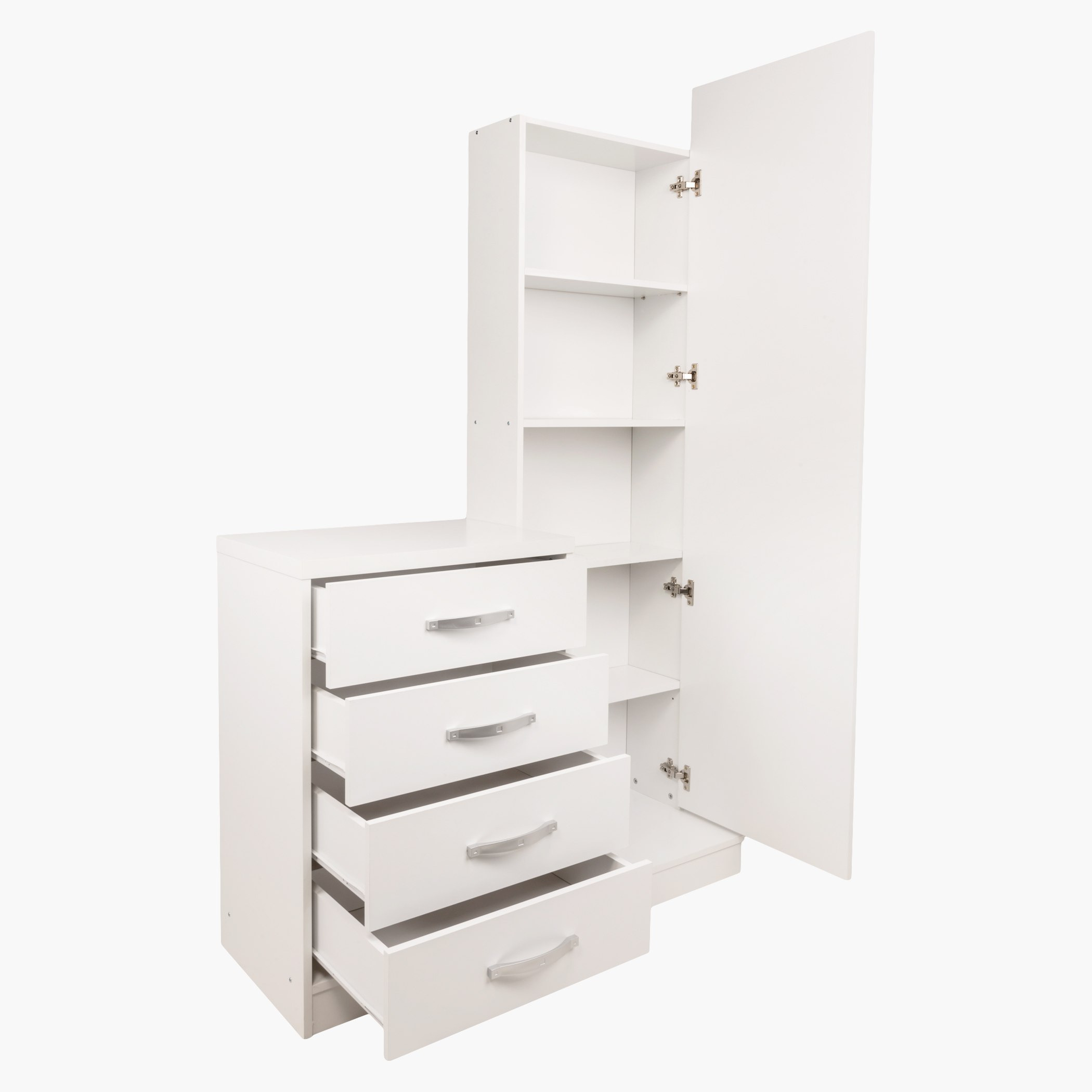 طاولة تزيين بأربعة أدراج مع مرآة من نوفي-hbxfurniture-bedroom-dressersandmirrors-image-5