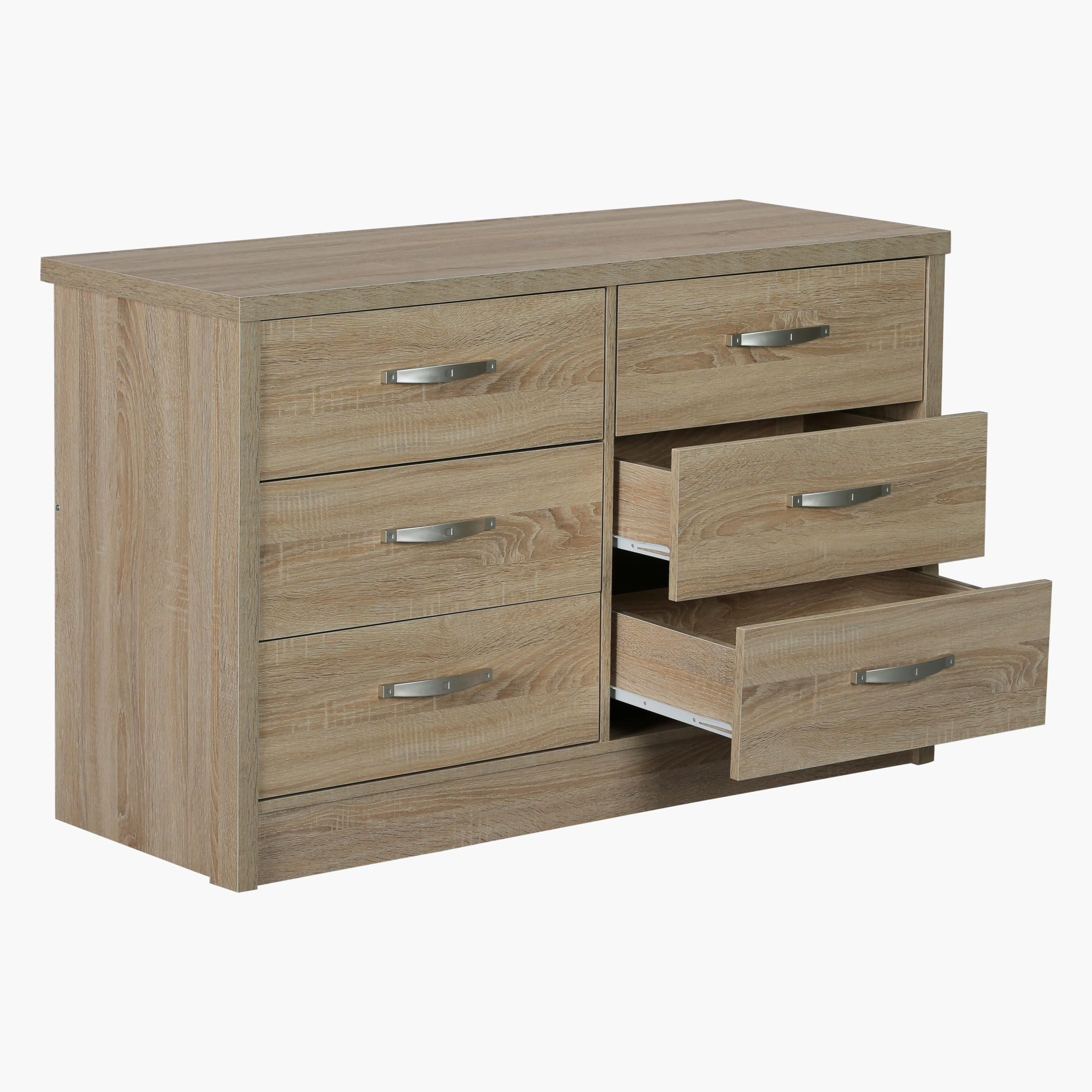 طاولة تزيين كبيرة 6 أدراج دون مرآة من كوستاجات-hbxfurniture-bedroom-dressersandmirrors-image-3