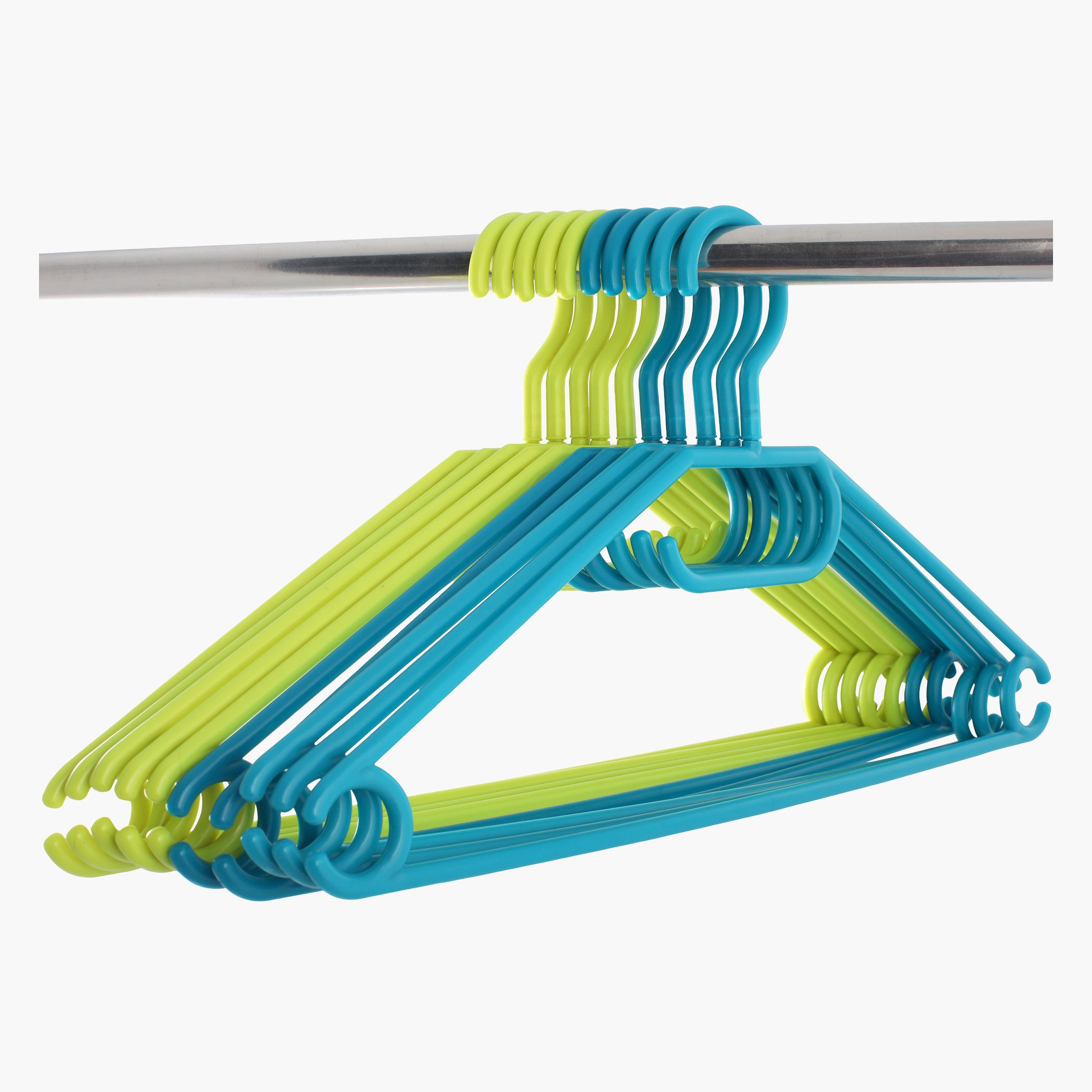 علاقة من كيتايت - طقم من 10 قطع-hbxhomeware-bathandlaundry-clothesdryingracks-image-1