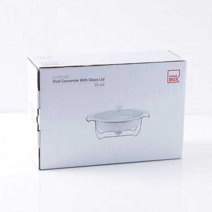 Supreme Oval Casserole with Lid - 25 cm
