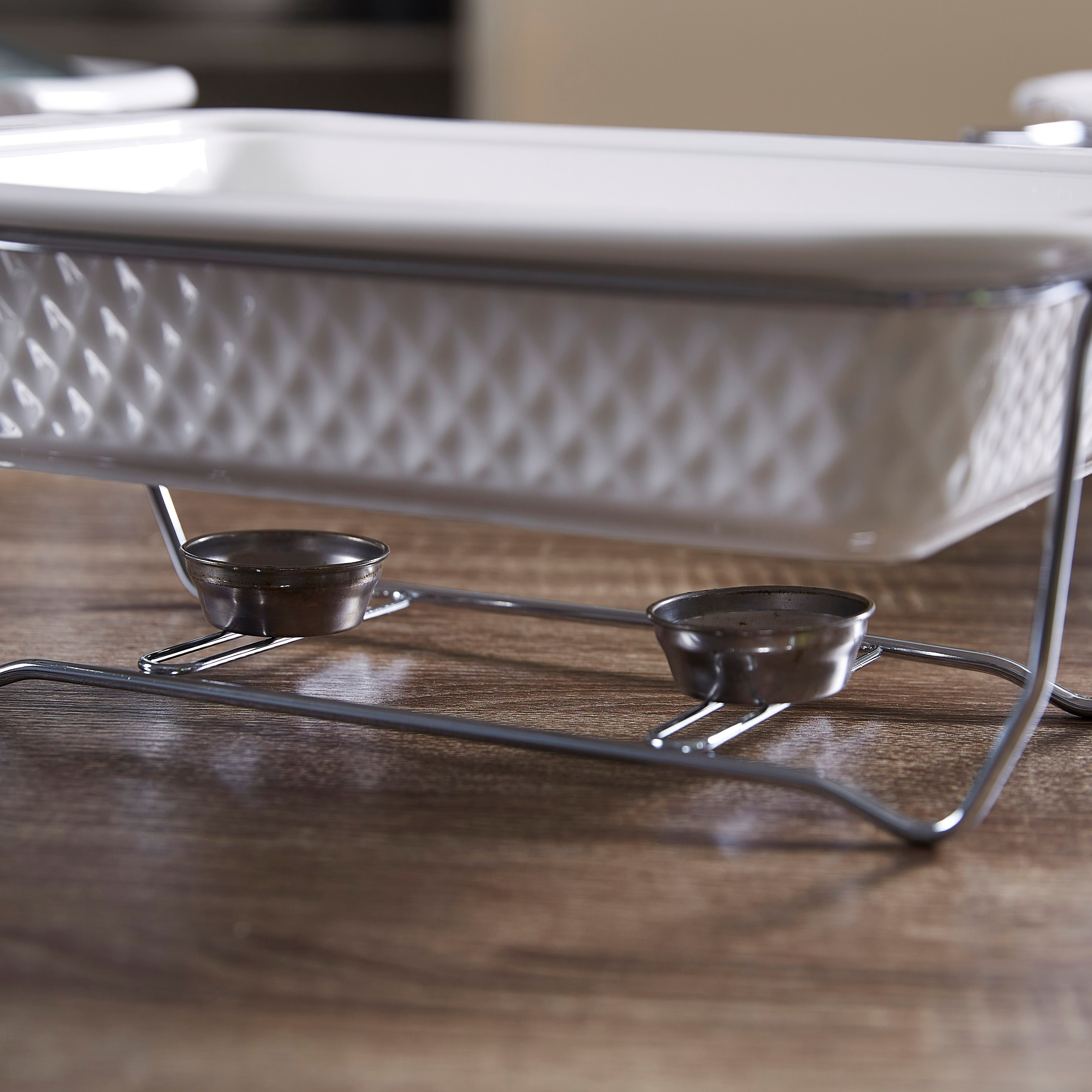 وعاء تقديم مستطيلي بغطاء من سوبريم - 38x25 سم-hbxdecorandfurnishings-tabletop-serveware-image-3