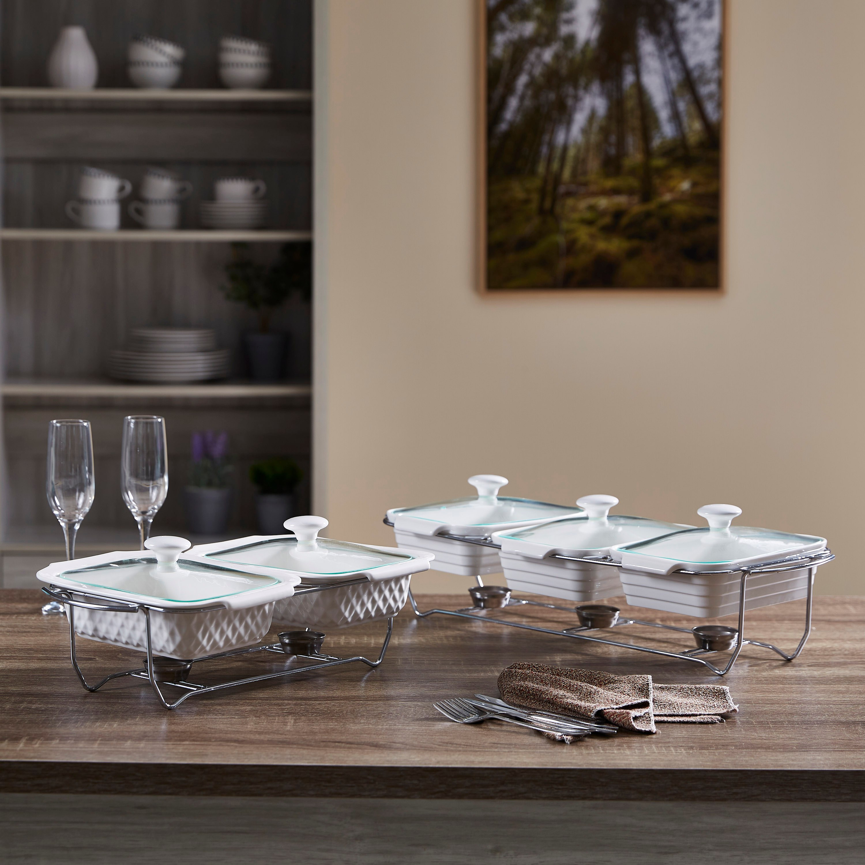 وعائين بأغطية من سوبريم - 28 سم-hbxdecorandfurnishings-tabletop-serveware-image-4