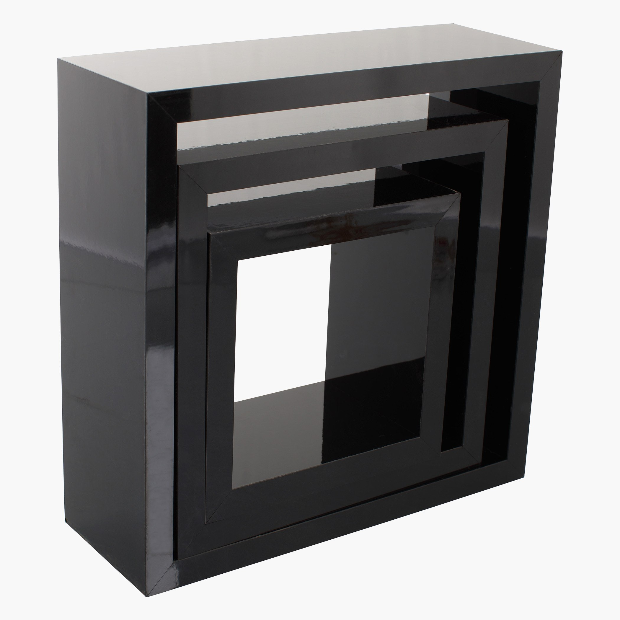 رفوف بتصميم مكعب من نيكول - طقم من ثلاثة قطع-hbxfurniture-mediaunitsandstorage-wallshelves-image-1