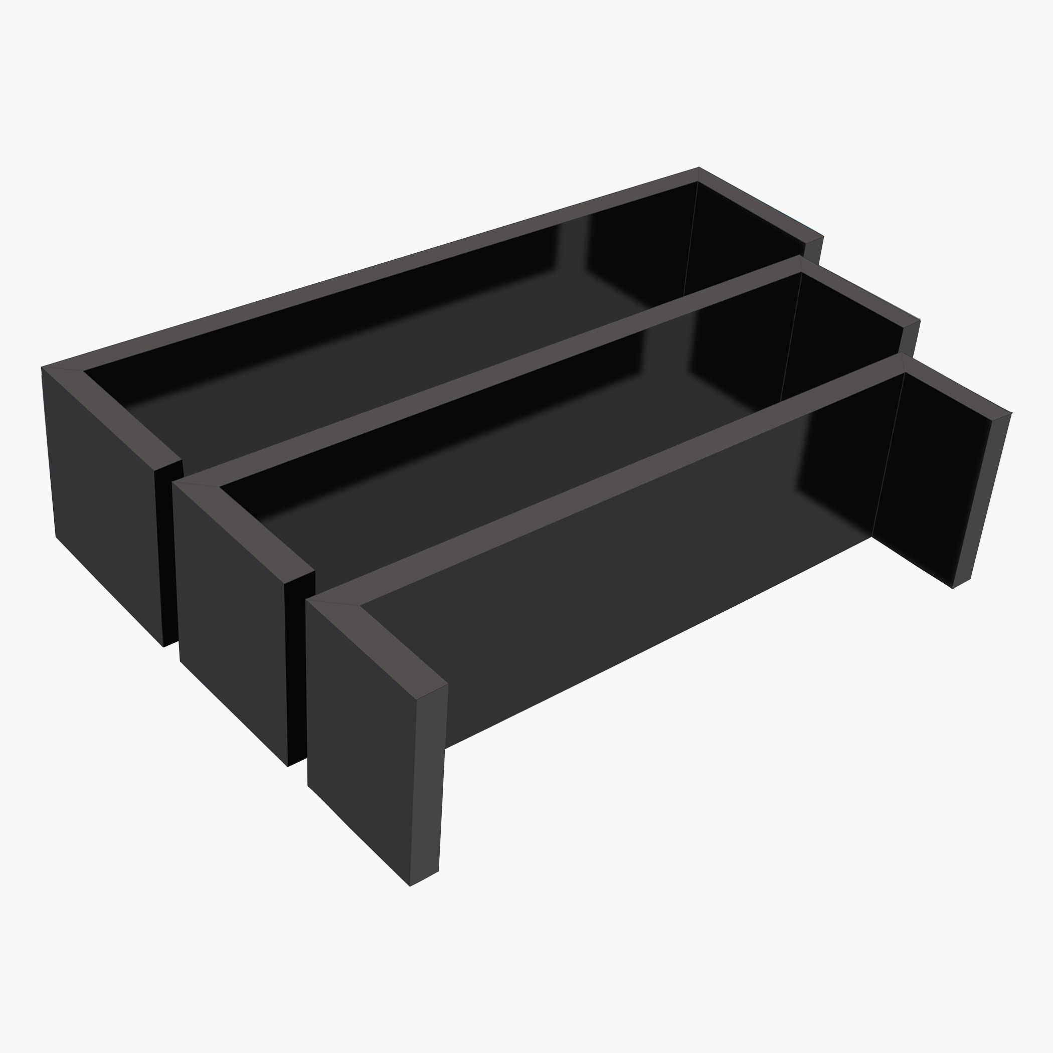 مجموعة رفوف متدرجة من نيكول - مجموعة من ثلاثة قطع-hbxfurniture-mediaunitsandstorage-wallshelves-image-2
