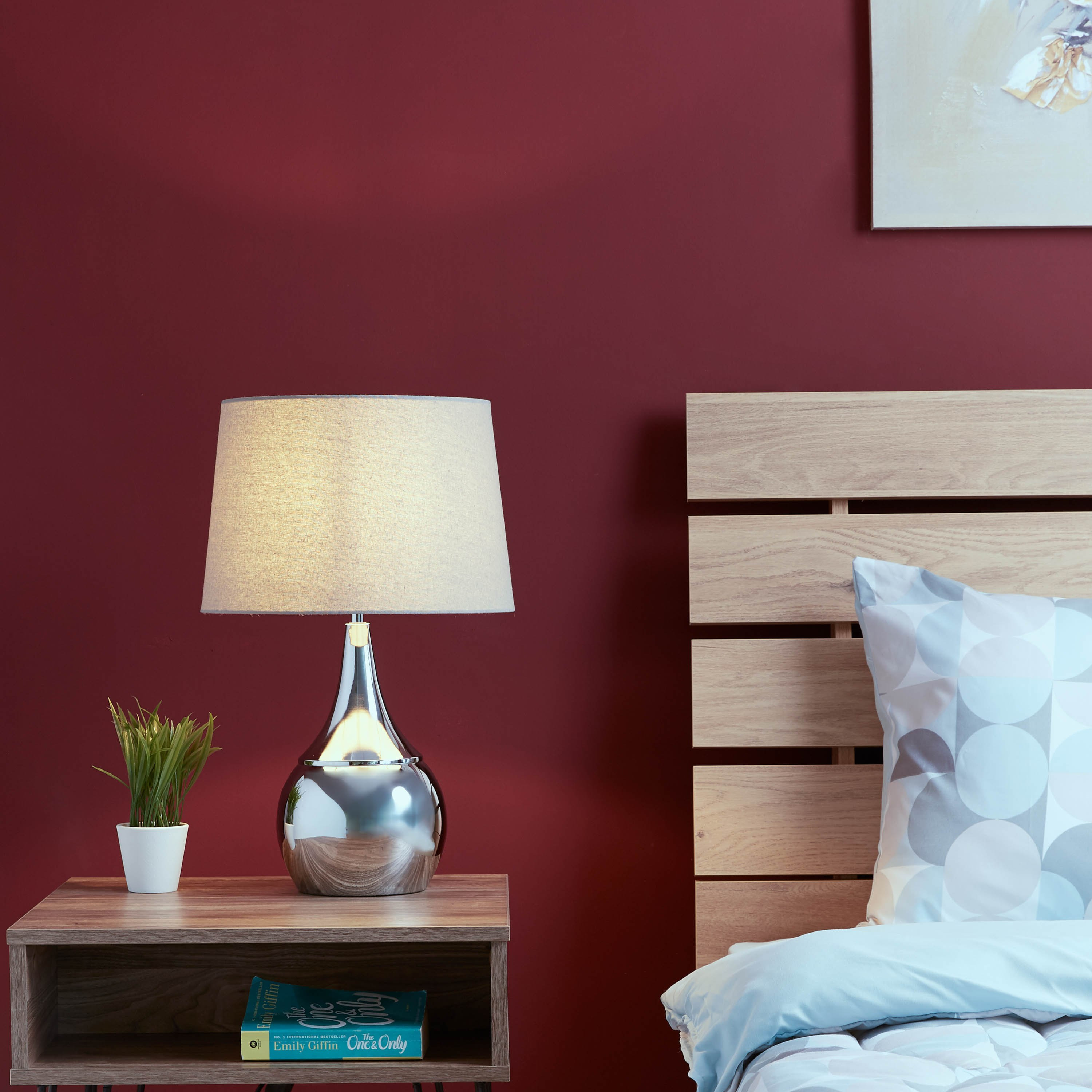 مصباح طاولة معدن كروم من أنتارك - 53 سم-hbxlivingroom-lighting-tablelamps-image-4