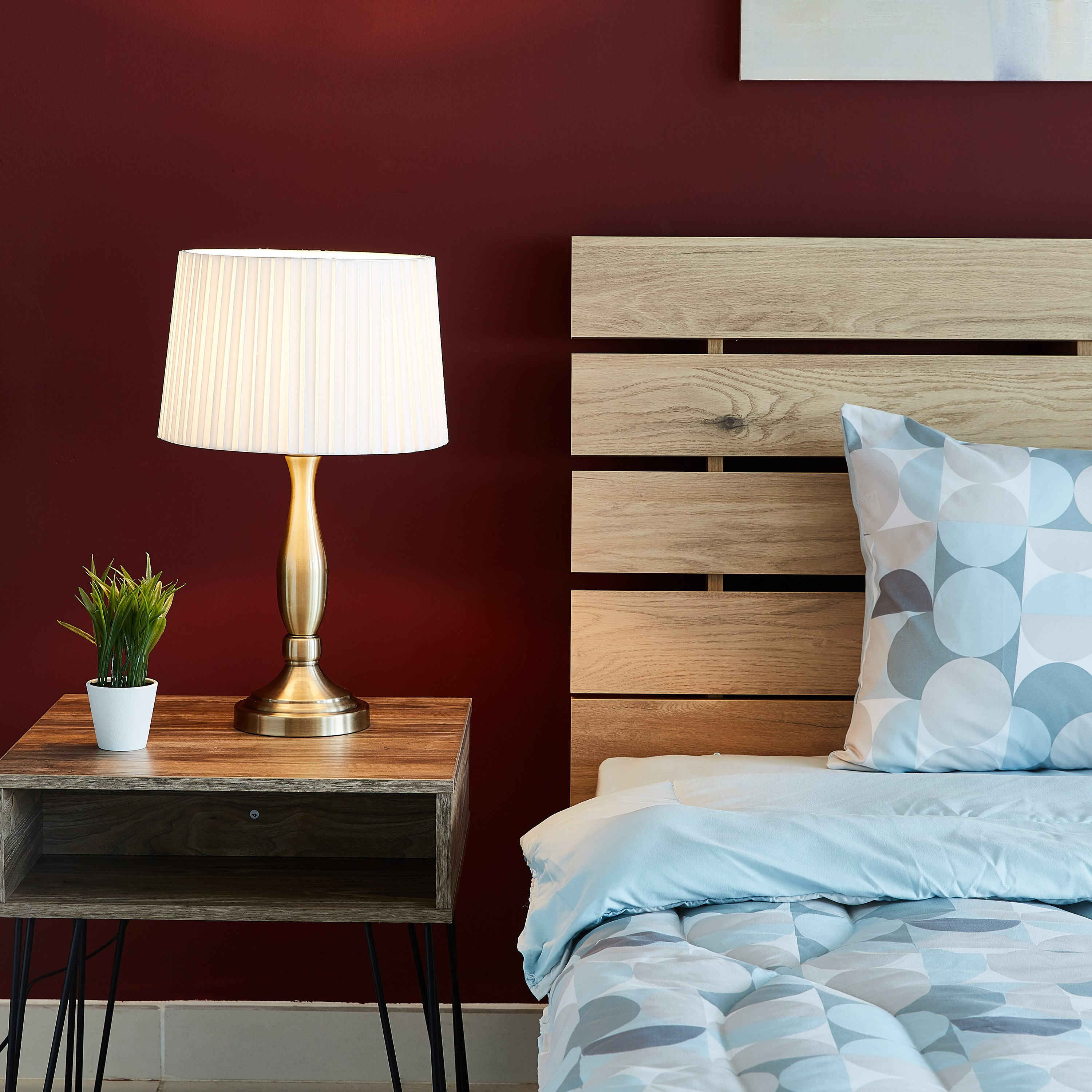 مصباح طاولة معدني من غاب - 51 سم-hbxlivingroom-lighting-tablelamps-image-4