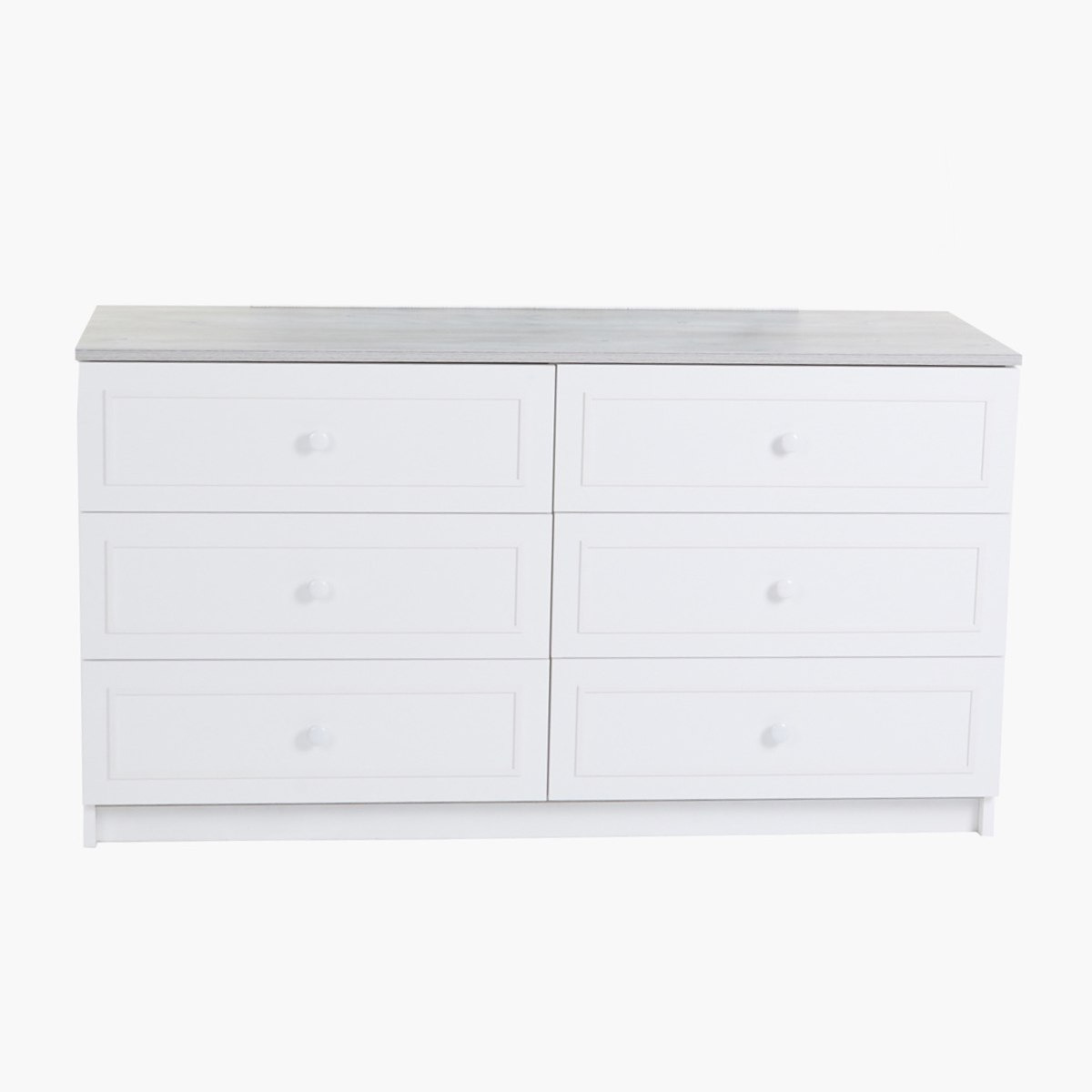 طاولة تزيين كبيرة بستة أدراج وبدون مرآة من أوليفو-hbxfurniture-bedroom-dressersandmirrors-image-1