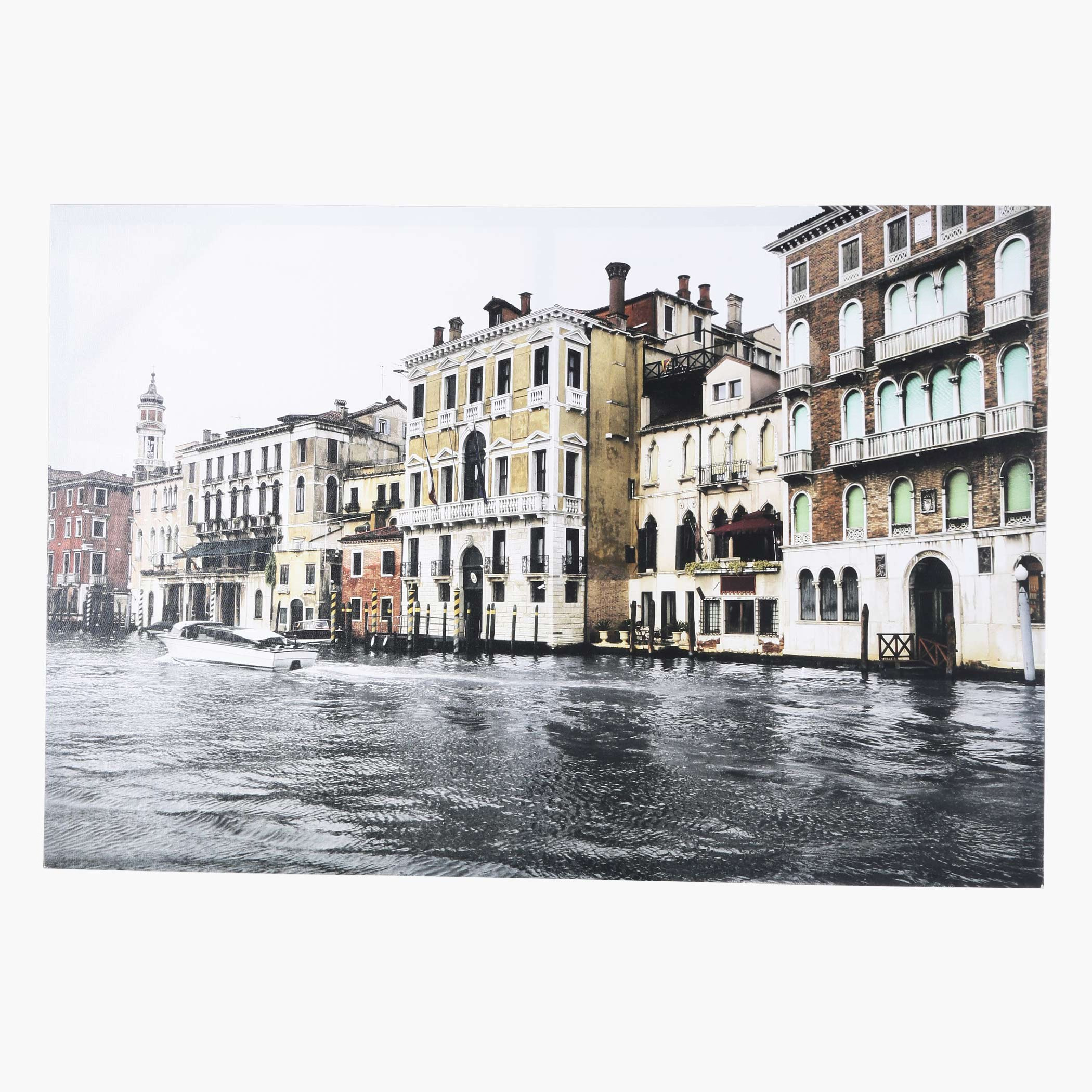 لوحة مُؤطّرة لمدينة فينيسيا كزينة للحائط-hbxlivingroom-walldecor-wallart-image-1