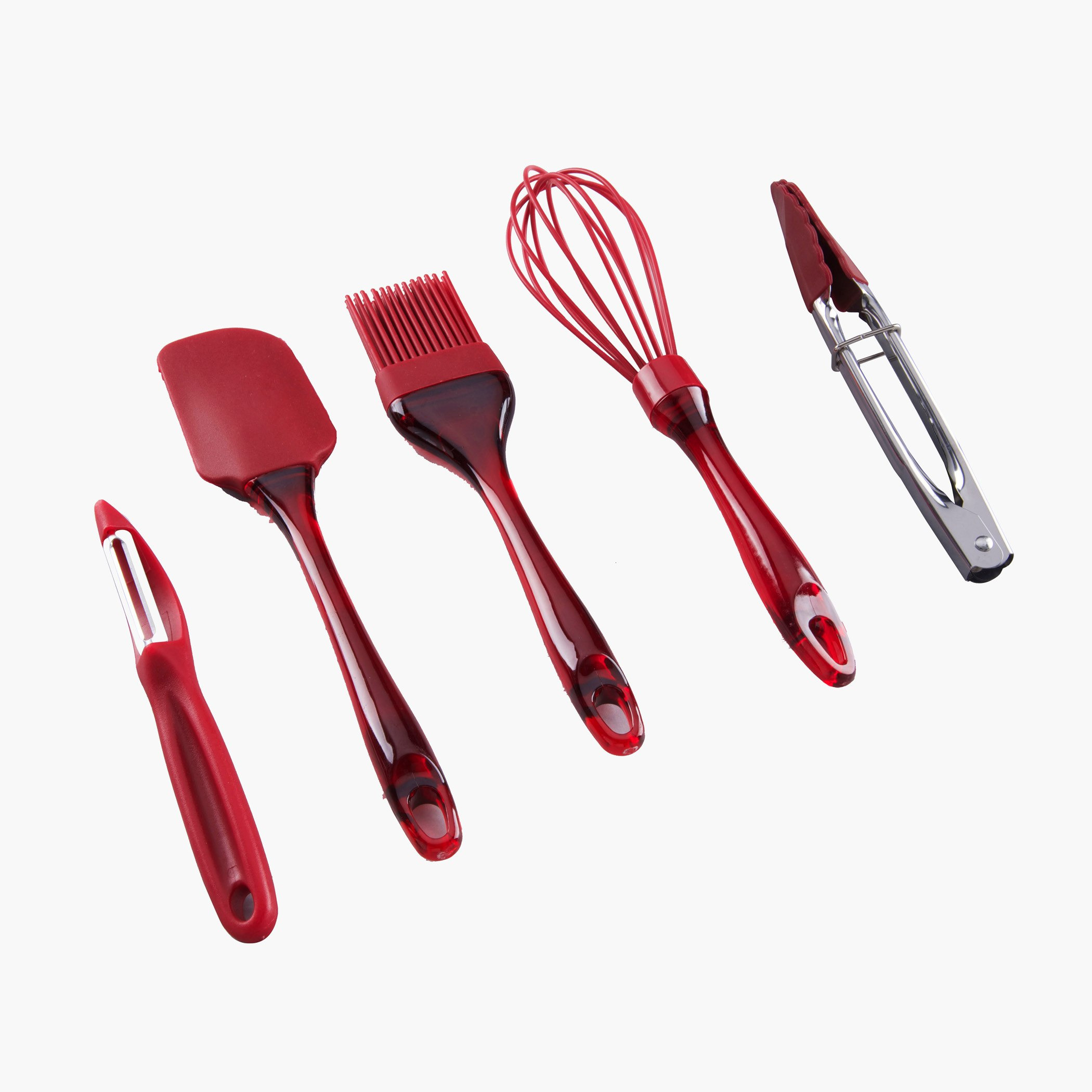 طقم أدوات المطبخ من سيليكا - خمس قطع-hbxkitchen-bakeware-image-1