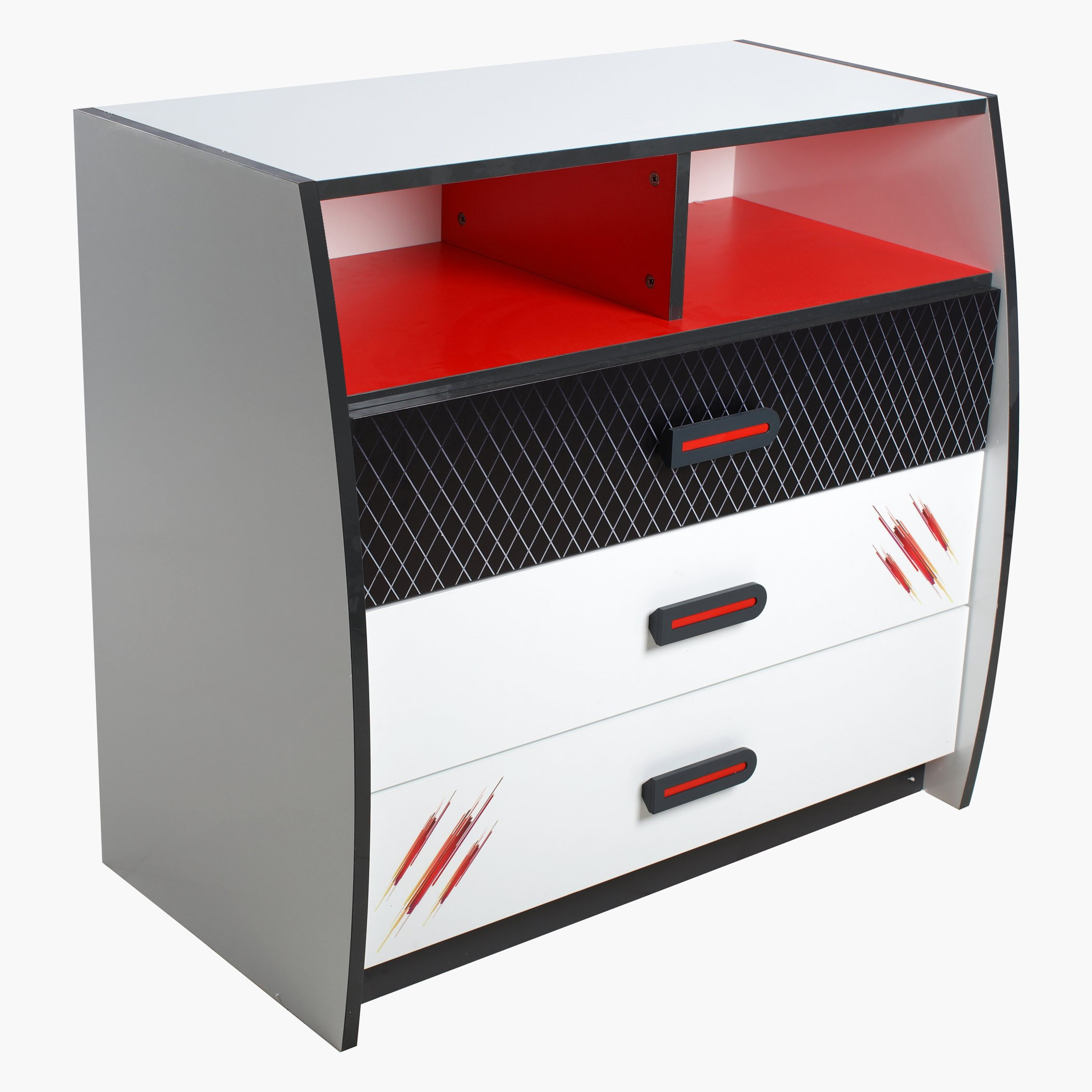 طاولة تزيين 3 أدراج دون مرآة من كابري ريسر-hbxfurniture-kidsroom-kidsdressersandmirrors-image-1