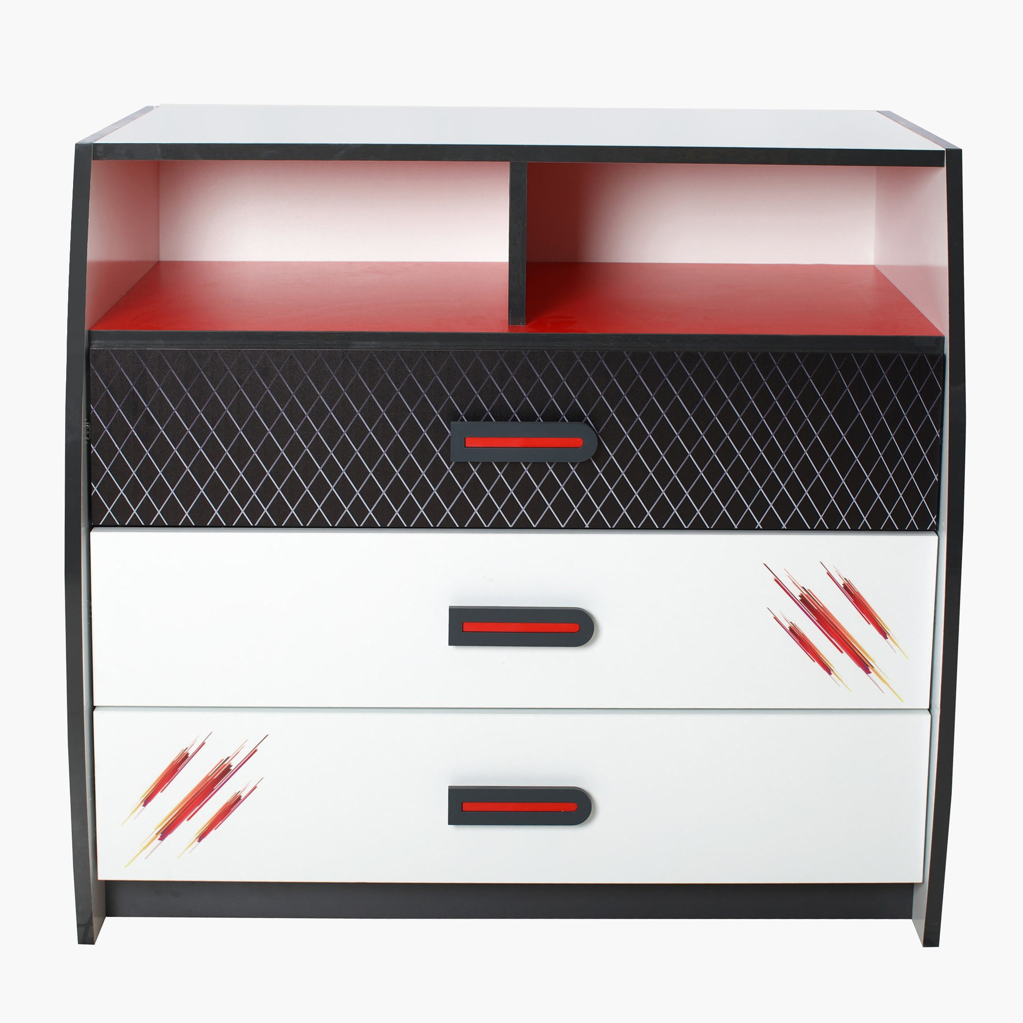 طاولة تزيين 3 أدراج دون مرآة من كابري ريسر-hbxfurniture-kidsroom-kidsdressersandmirrors-image-2