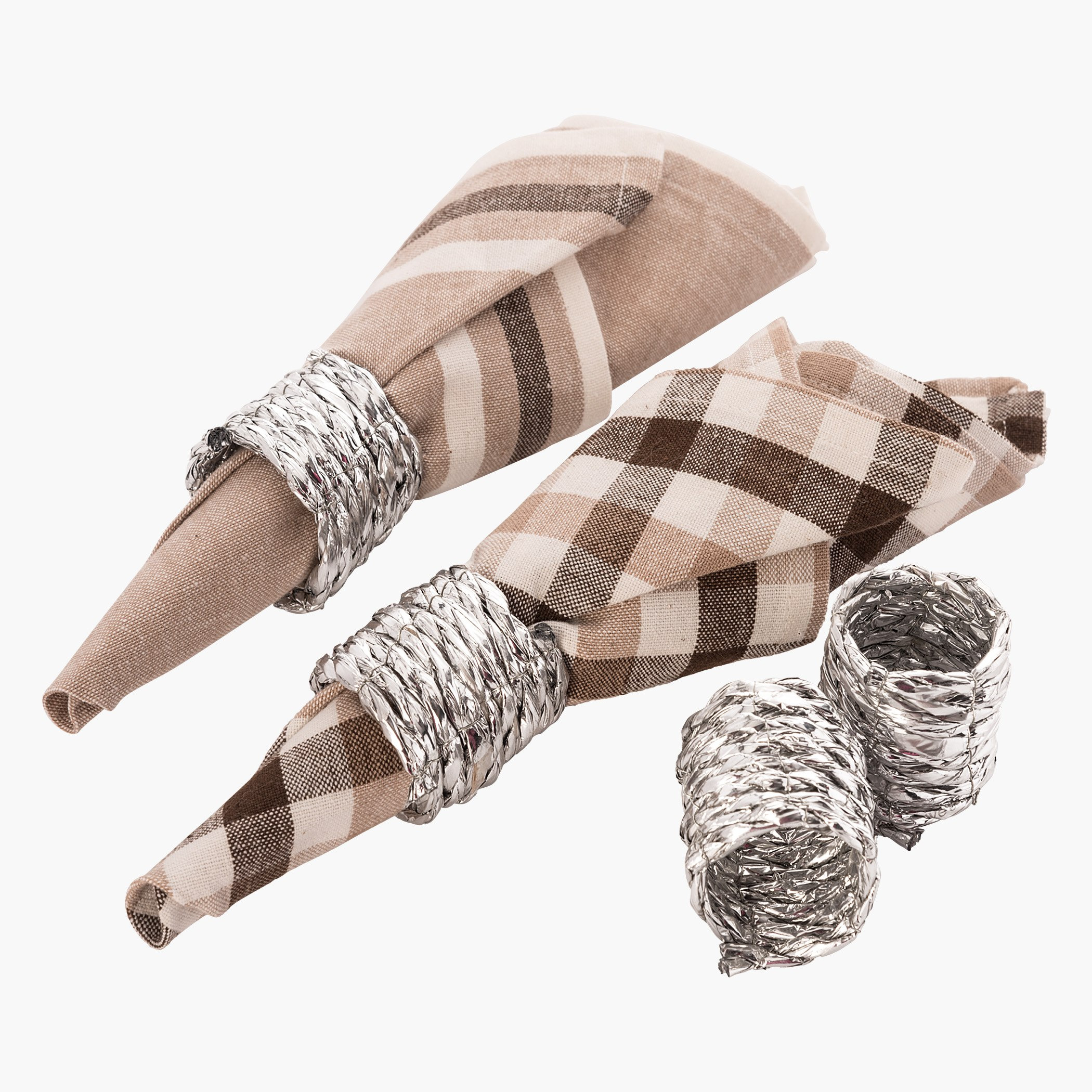 طقم خواتم أنيقة لمناديل السفرة 3 سم - مجموعة من أربعة-hbxdecorandfurnishings-homefurnishings-tablelinens-image-2