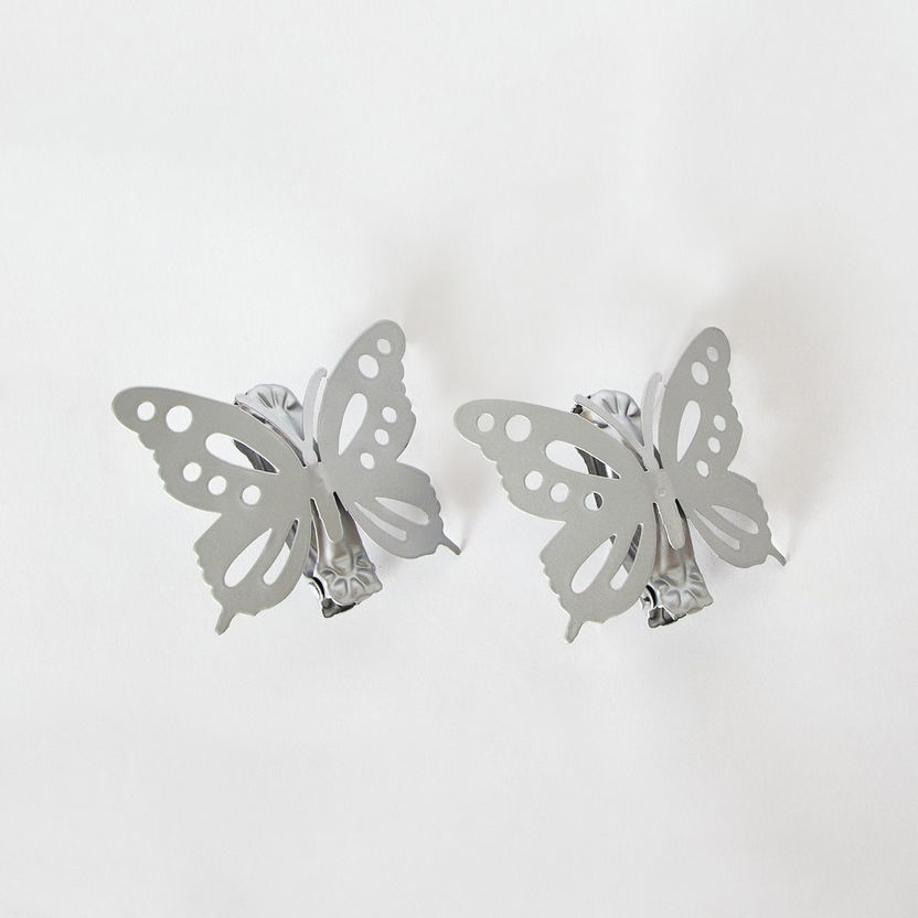 Butterfly Clip Tie Back - Set of 2-Tie Backs and Tassels-image-4