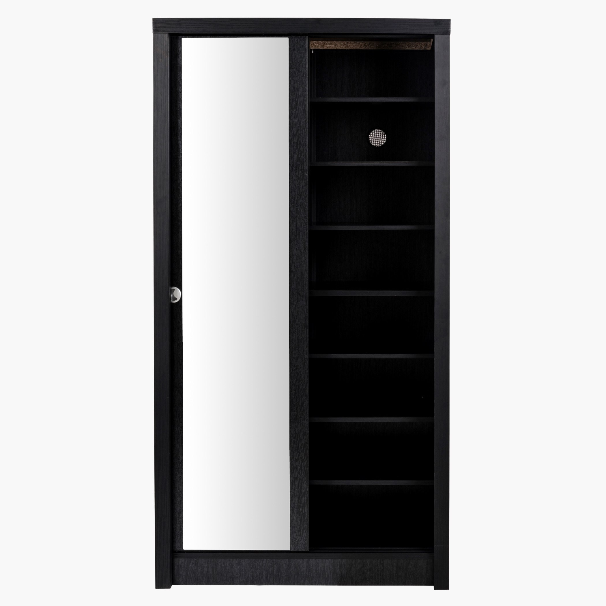 Great Sliding Door Shoe Cabinet with Mirror-hbxbedroom-shoecabinetsandracks-image-5