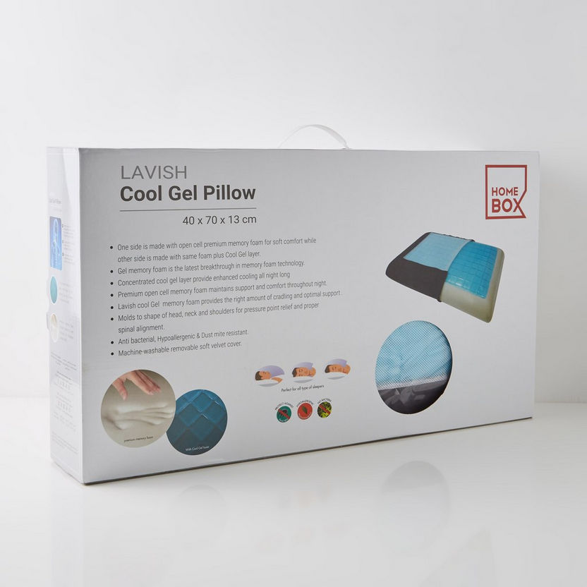Lavish Rectangular Cool Gel Pillow - 40x70 cm-Duvets and Pillows-image-6
