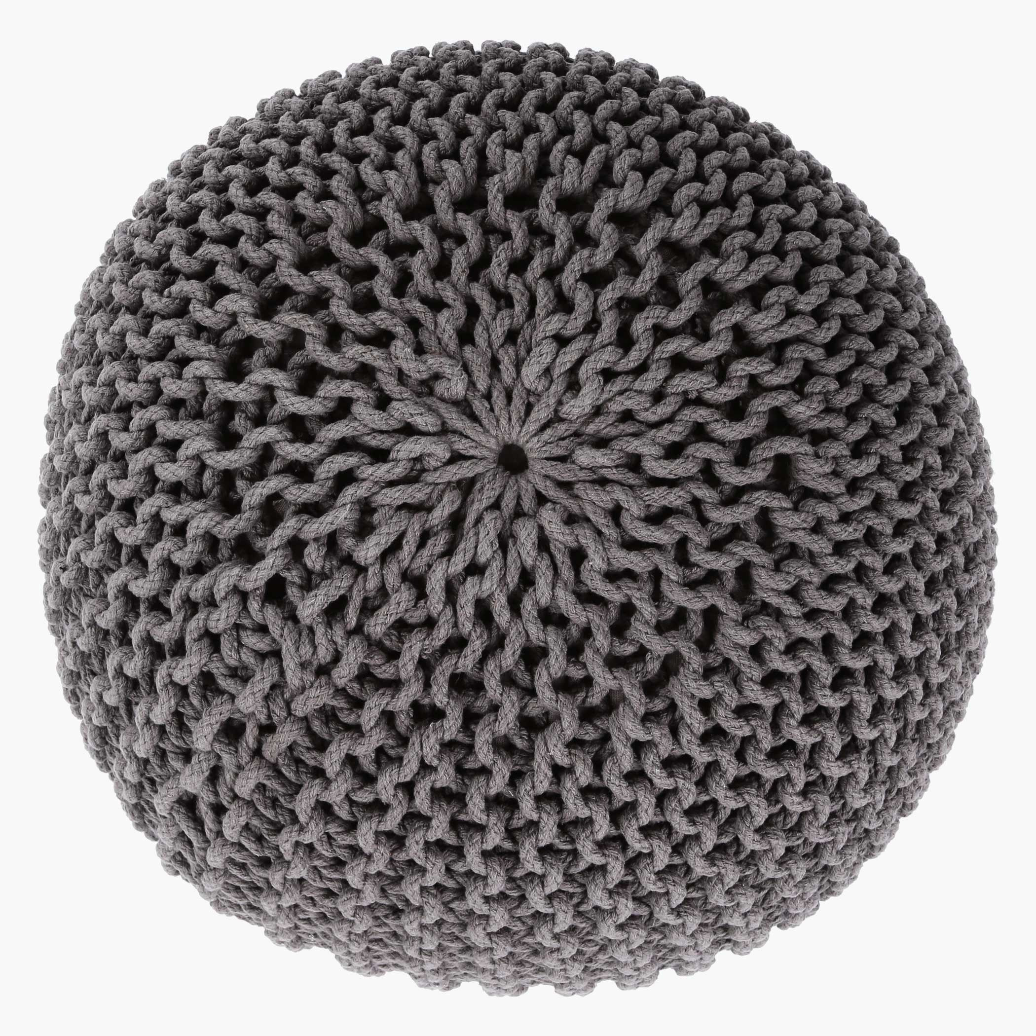 Grace Hand Knitted Pouf-hbxlivingroom-sofasandarmchairs-ottomansandfootstools-image-2