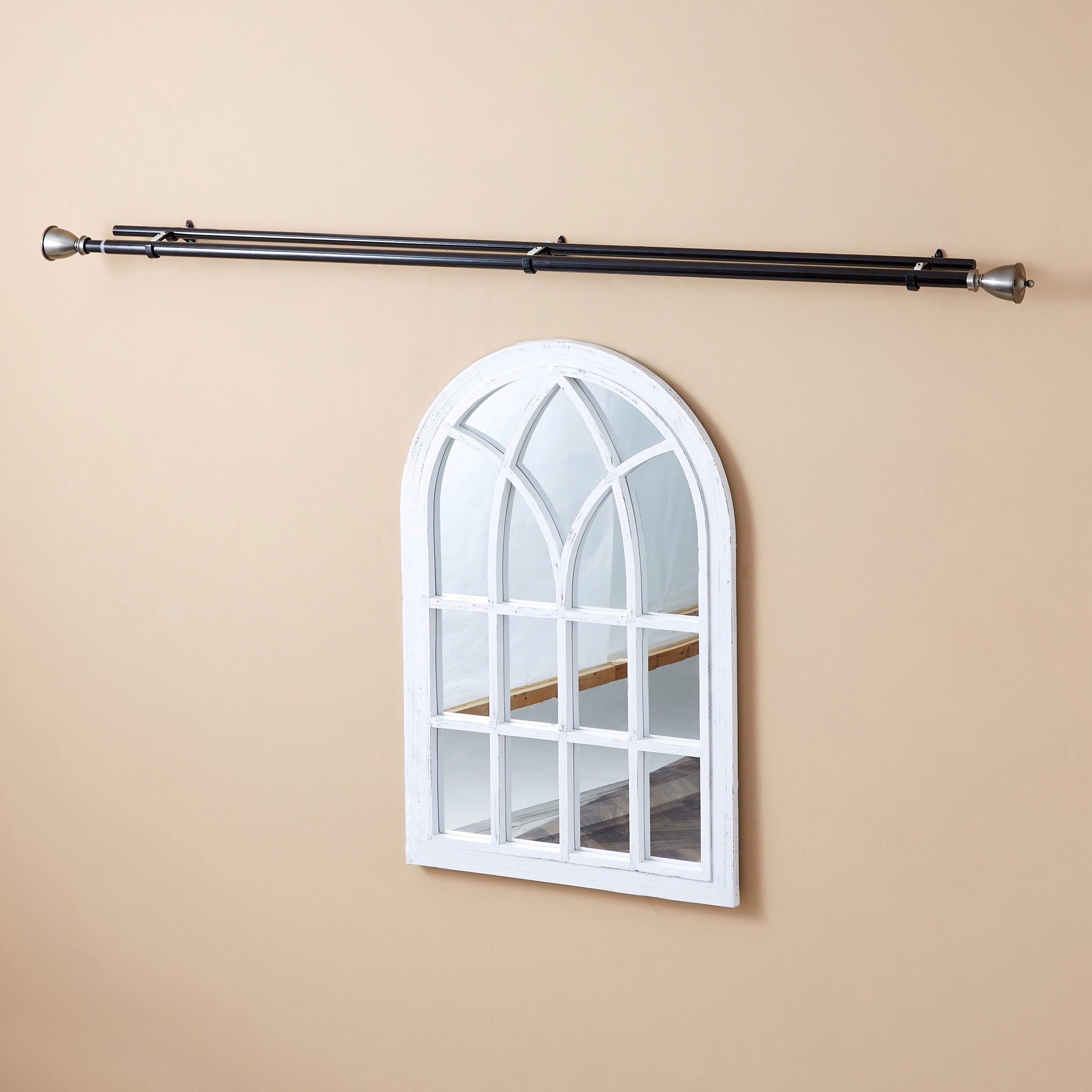 قضبان ستائر مزدوجة لامعة من كواي - 134-365 سم-hbxhomeware-hbxdecorandfurnishings-image-2