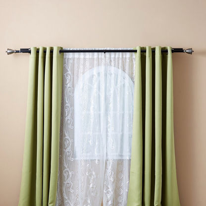 Coy Gloss Double Curtain Rod - 134-365 cms