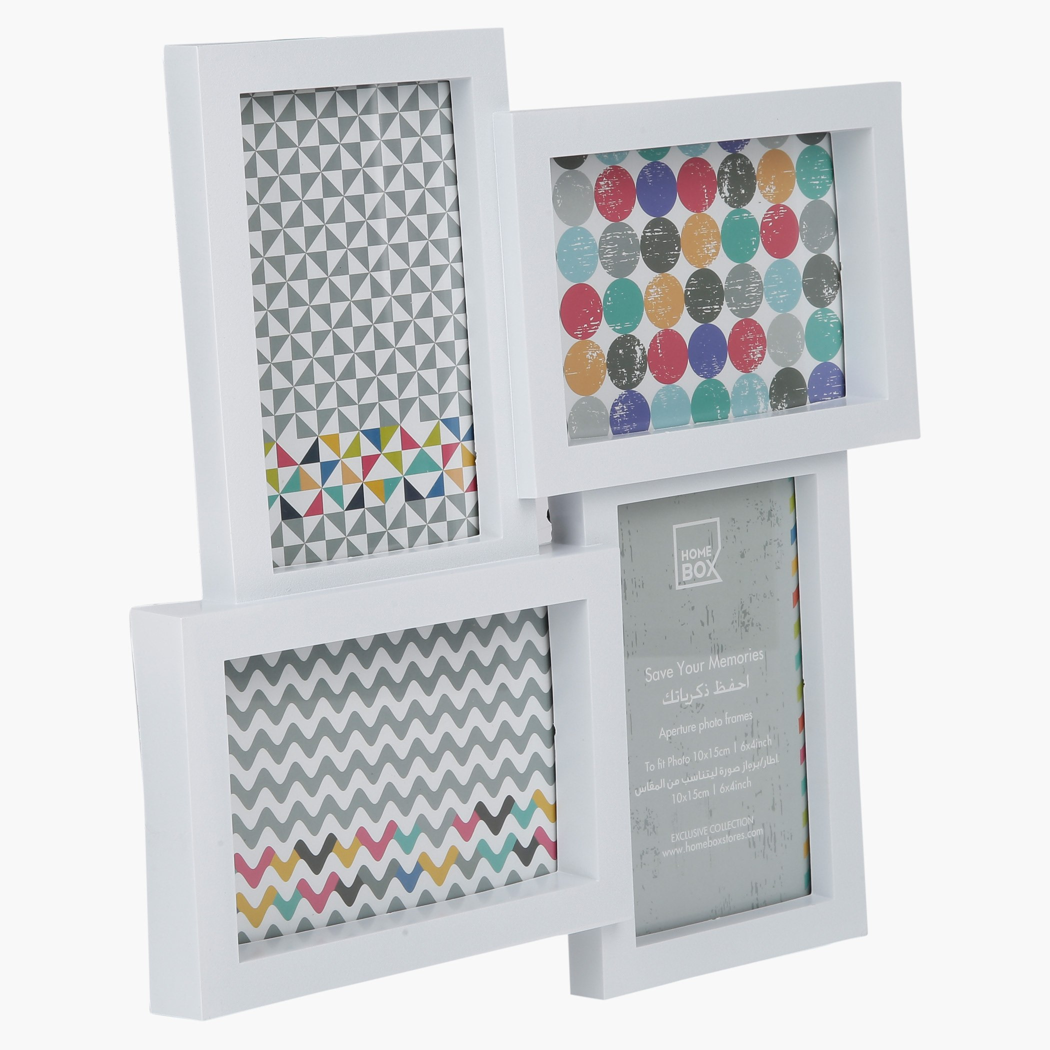 إطار صور متعددة بفتحات - مجموعة من أربع قطع-hbxkidsandyouth-walldecor-photoframes-image-2